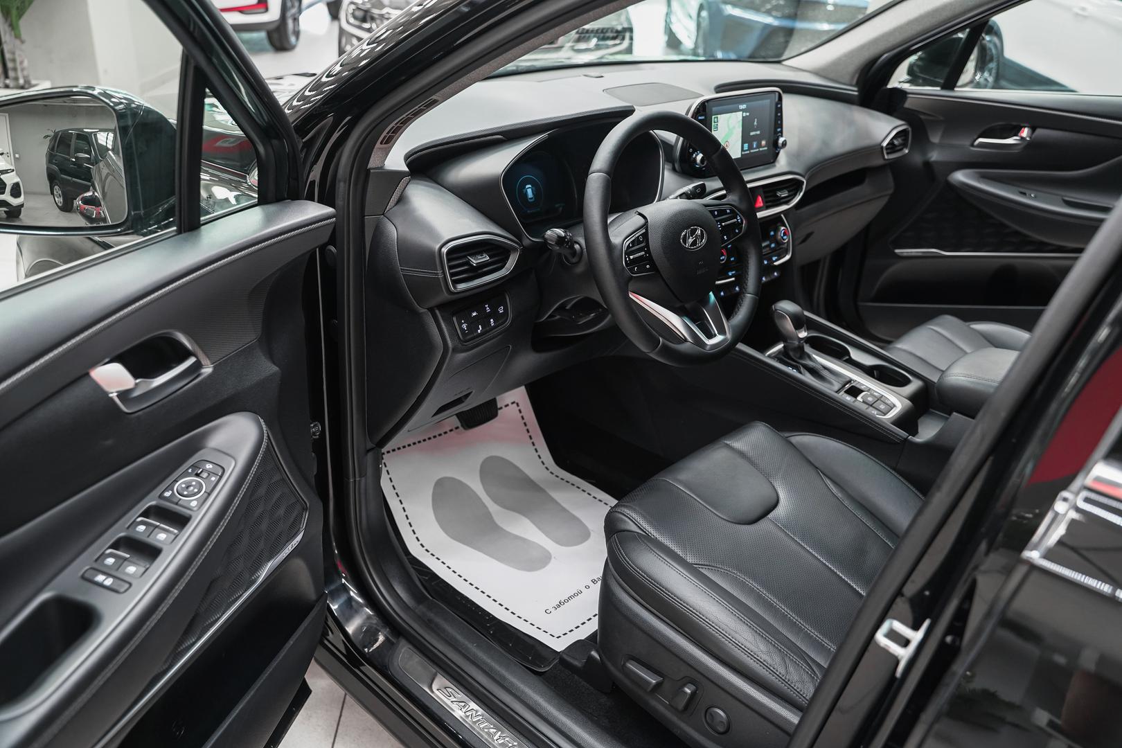 Hyundai Santa Fe 2018, черный, ДЦ Орехово