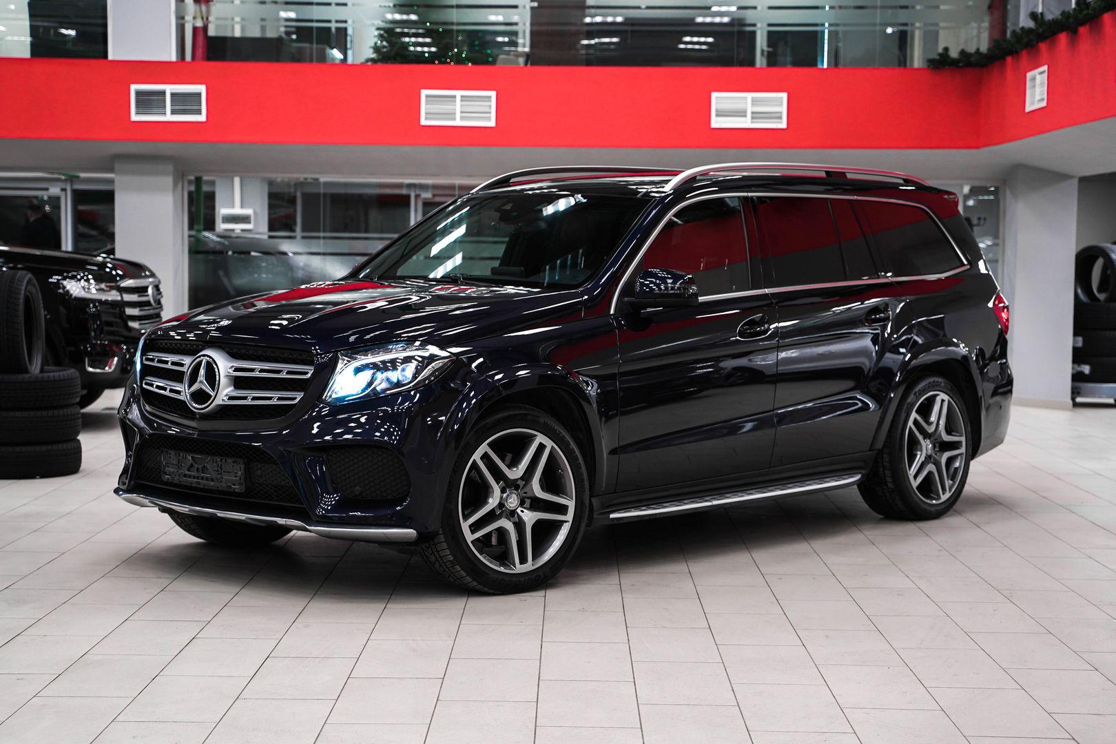 Mercedes-Benz GLS 2016, синий, ДЦ Орехово