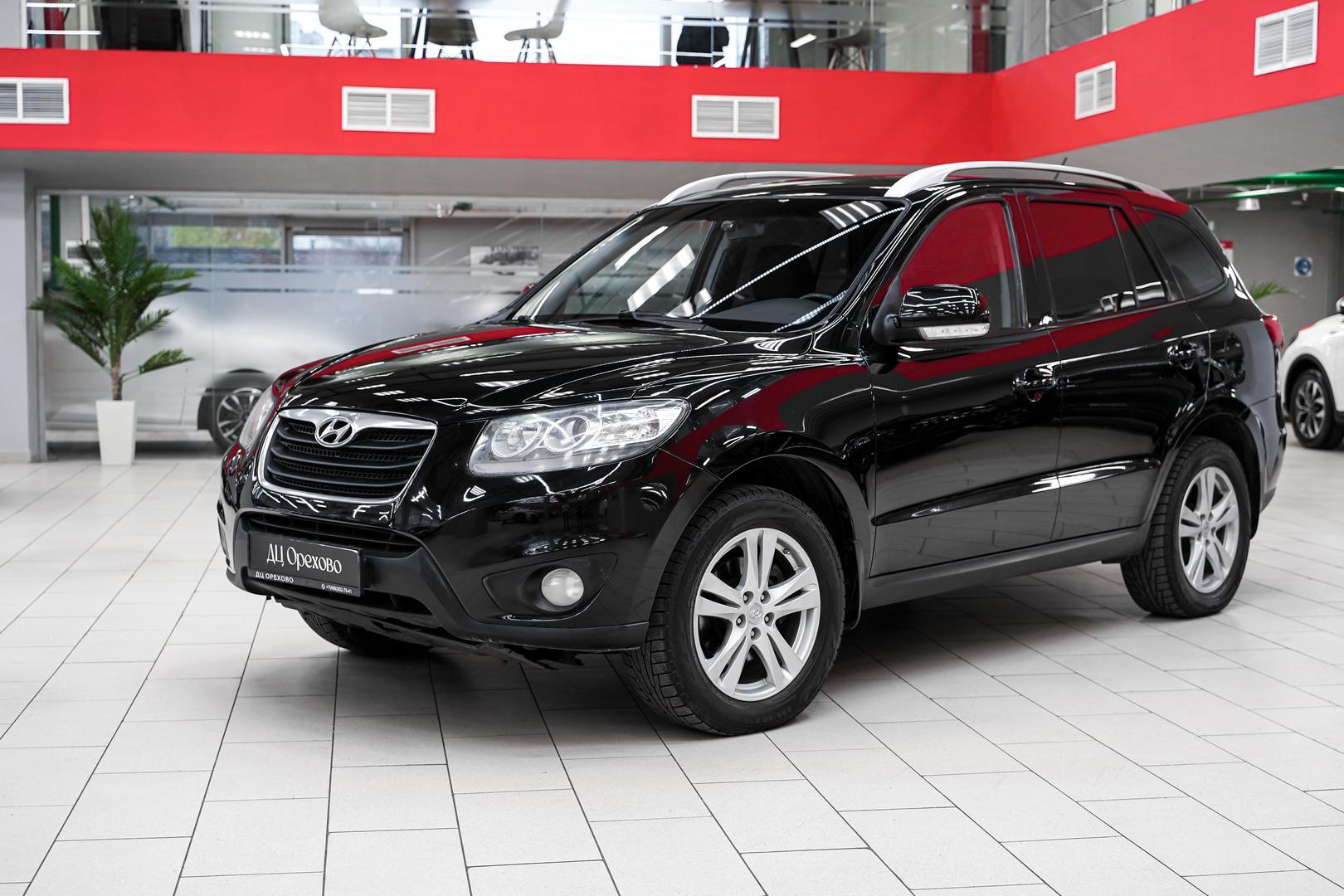 Hyundai Santa Fe 2010, черный, ДЦ Орехово