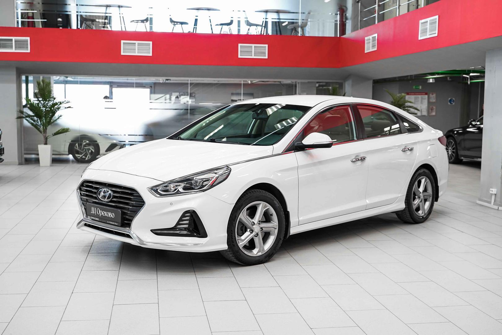 Hyundai Sonata 2019, белый, ДЦ Орехово
