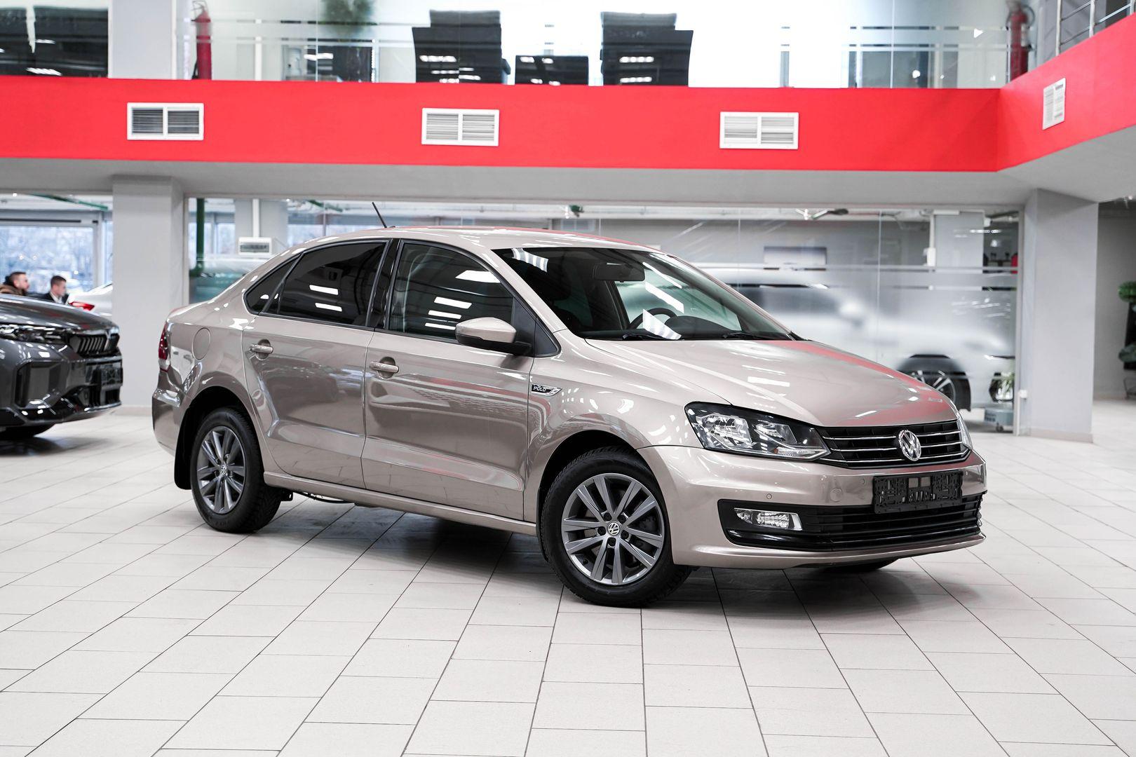Volkswagen Polo 2019, бежевый, ДЦ Орехово