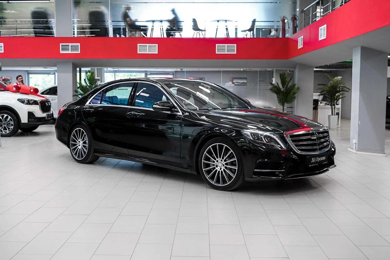 Mercedes-Benz S-Класс 2014, черный, ДЦ Орехово
