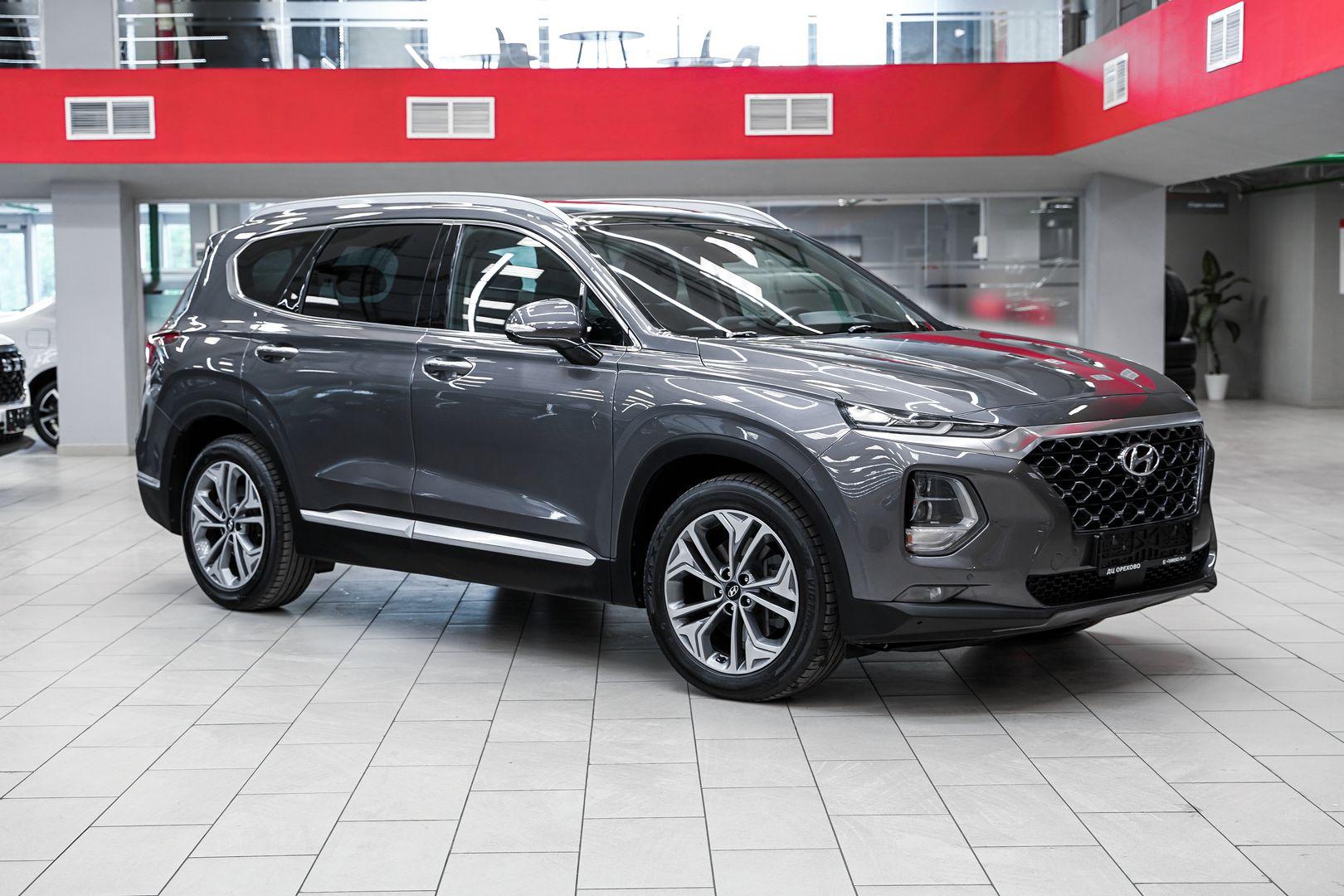 Hyundai Santa Fe 2019, серый, ДЦ Орехово