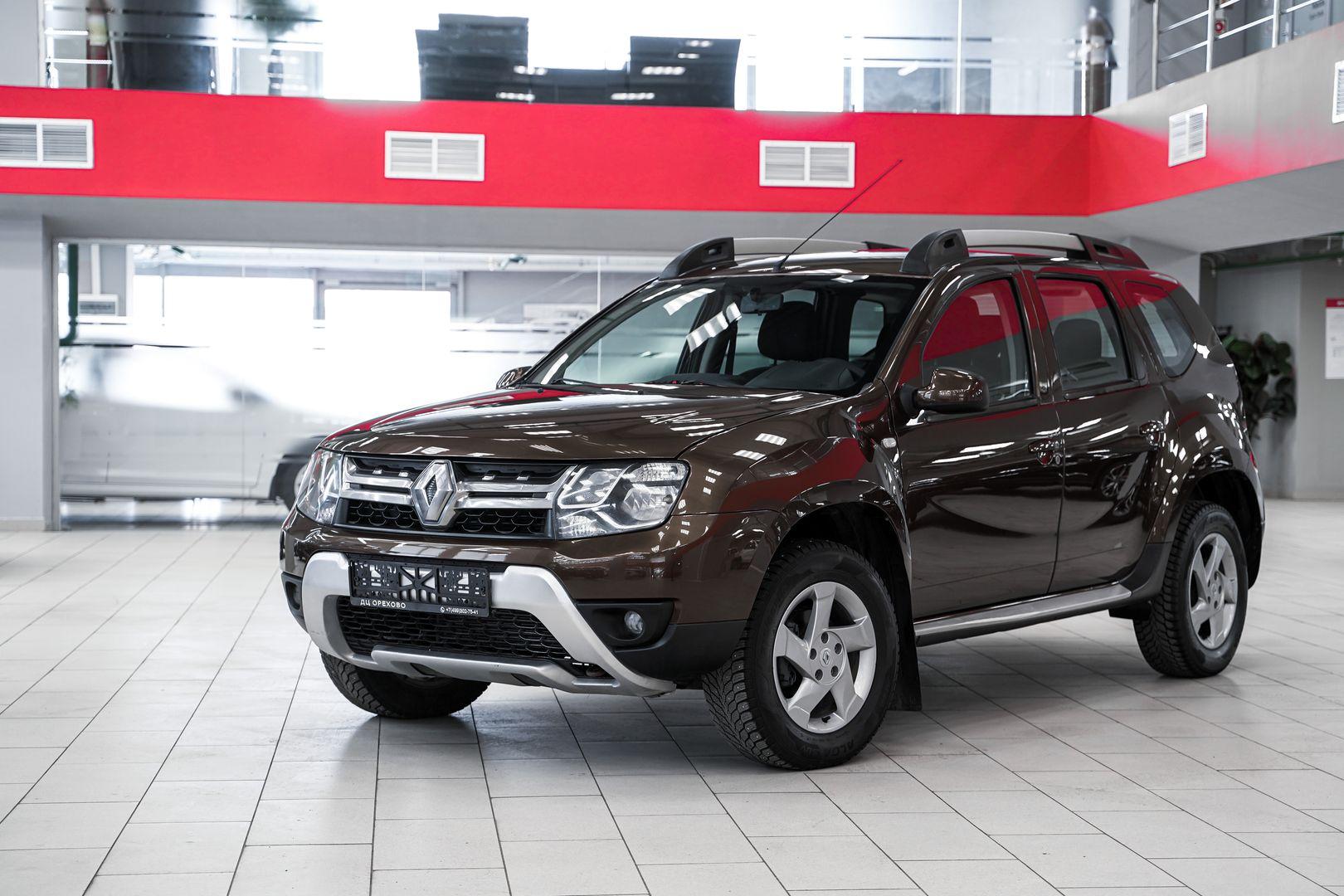 Renault Duster 2015, коричневый, ДЦ Орехово