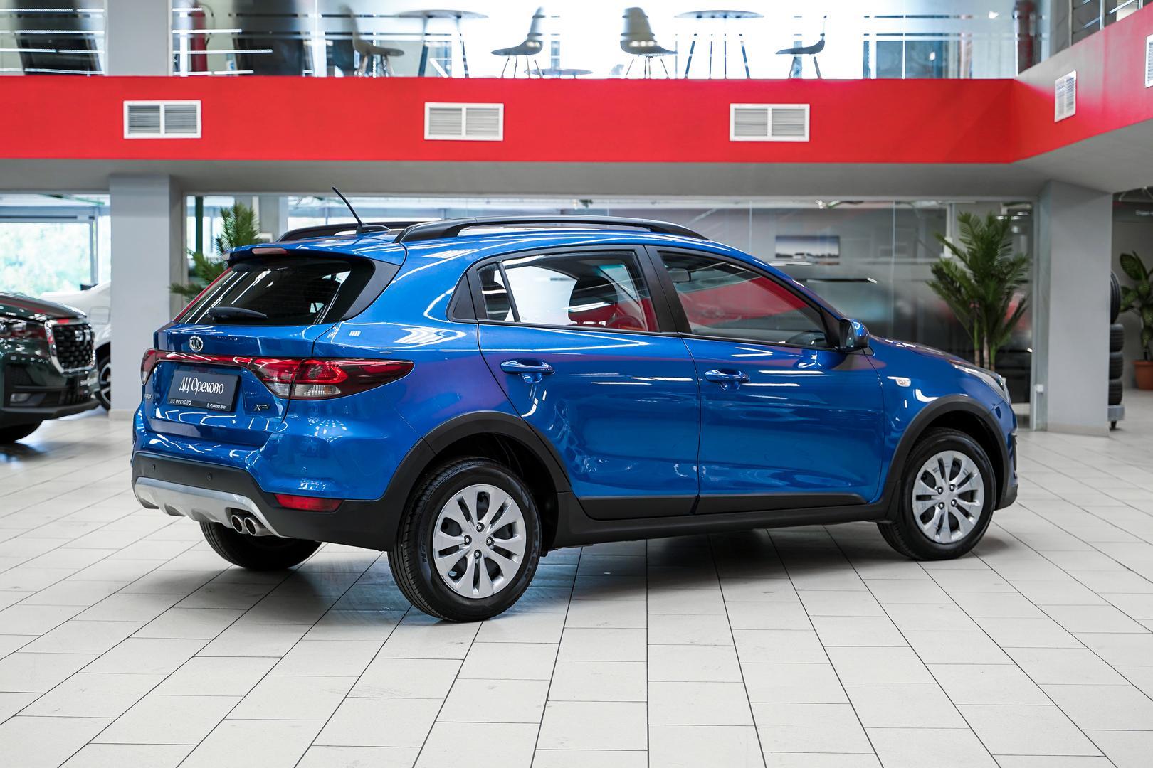 Kia Rio X-Line 2020, синий, ДЦ Орехово
