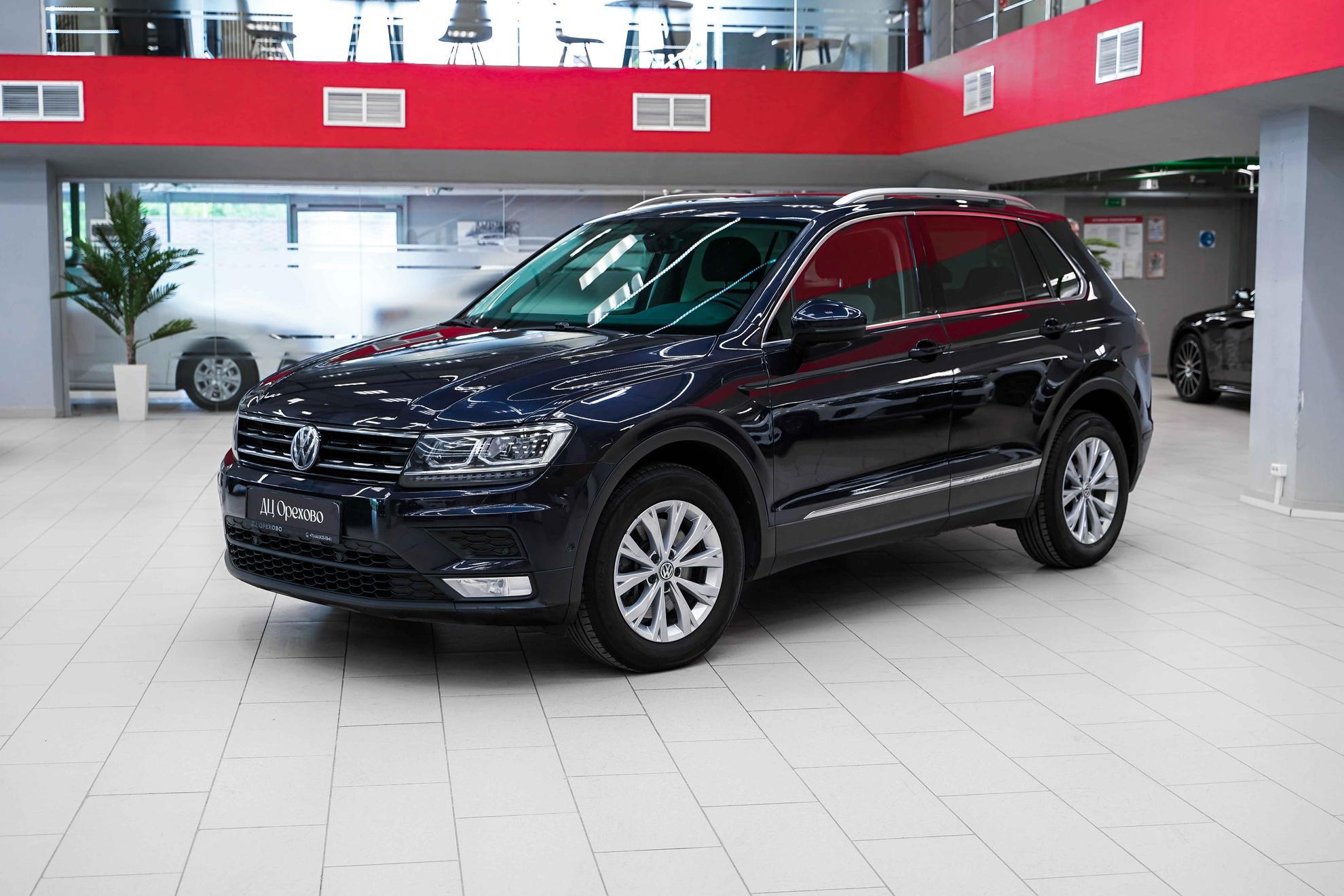 Volkswagen Tiguan 2017, синий, ДЦ Орехово