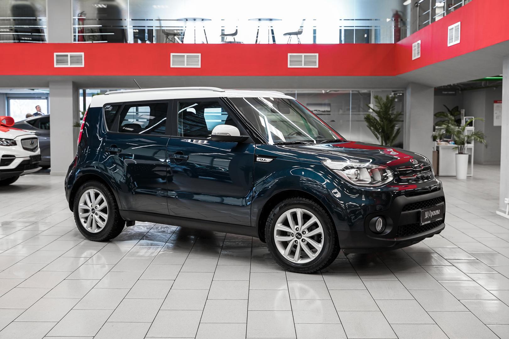 Kia Soul 2018, голубой, ДЦ Орехово