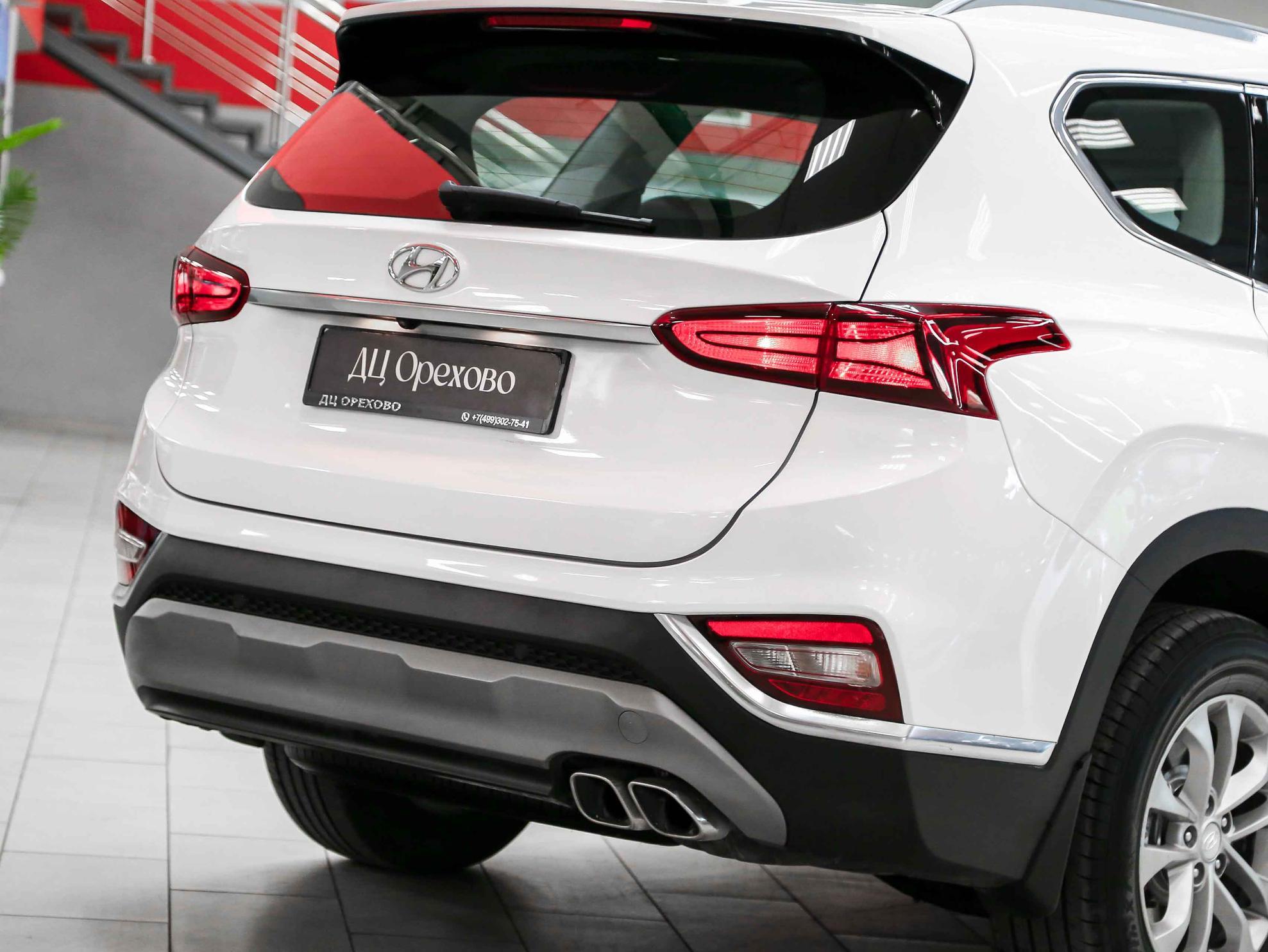 Hyundai Santa Fe 2019, белый, ДЦ Орехово