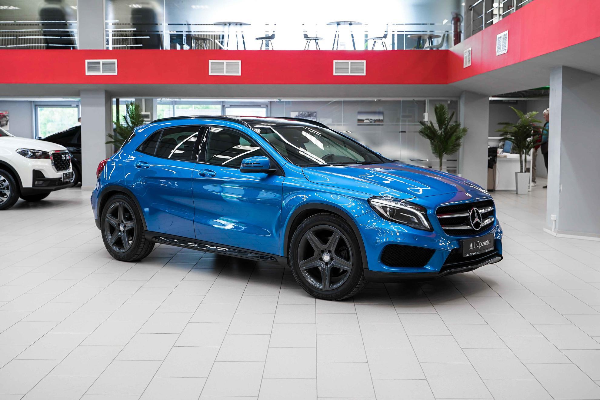 Mercedes-Benz GLA 2014, голубой, ДЦ Орехово