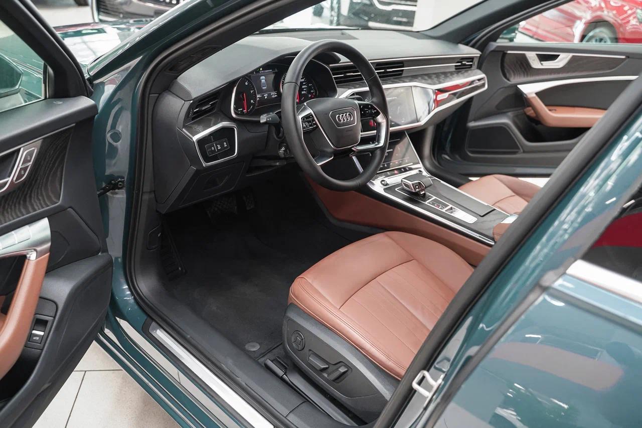 Audi A6 2021, зеленый, ДЦ Орехово