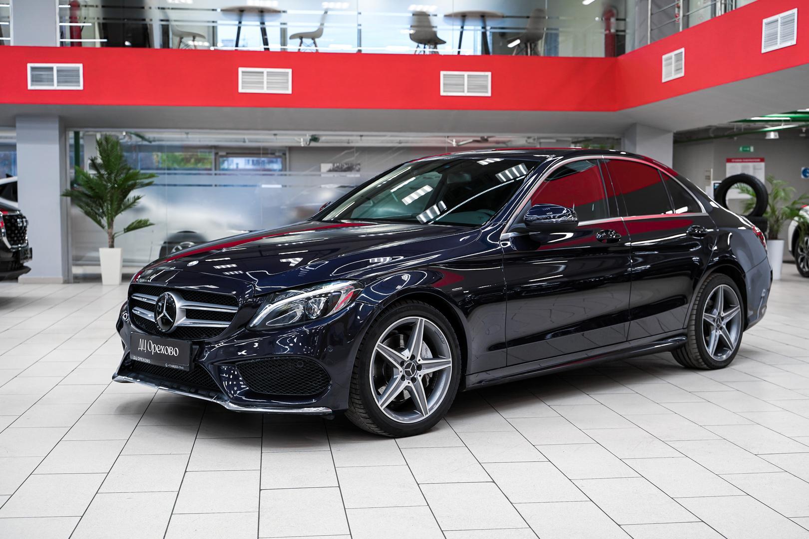 Mercedes-Benz C-Класс 2016, синий, ДЦ Орехово