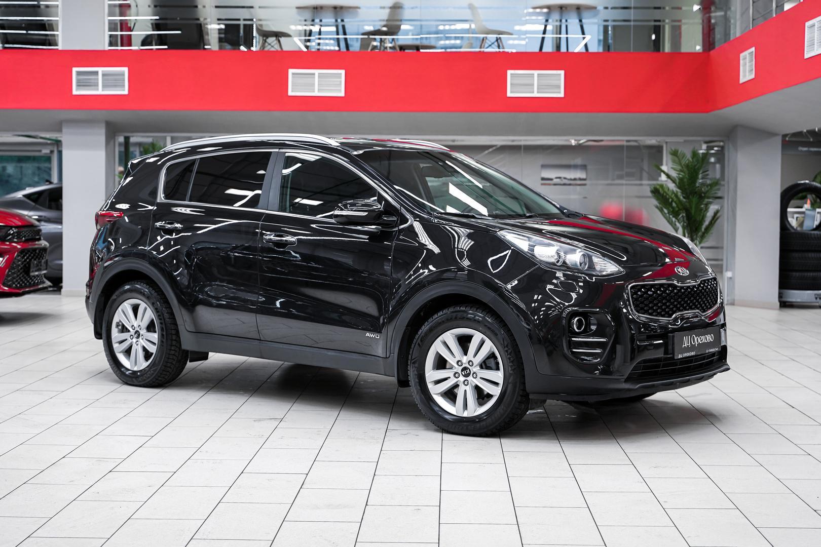 Kia Sportage 2017, черный, ДЦ Орехово