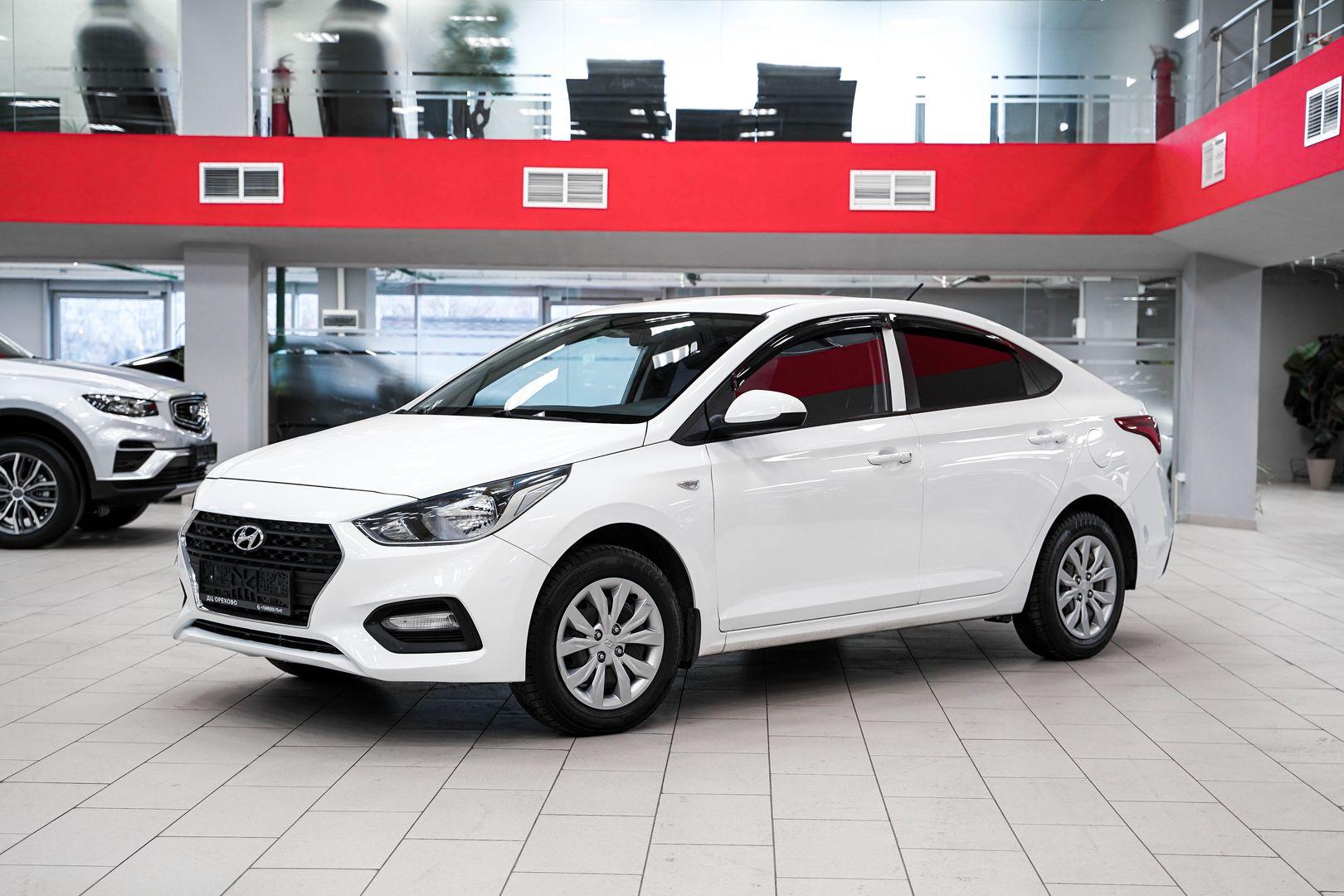 Hyundai Solaris 2019, белый, ДЦ Орехово