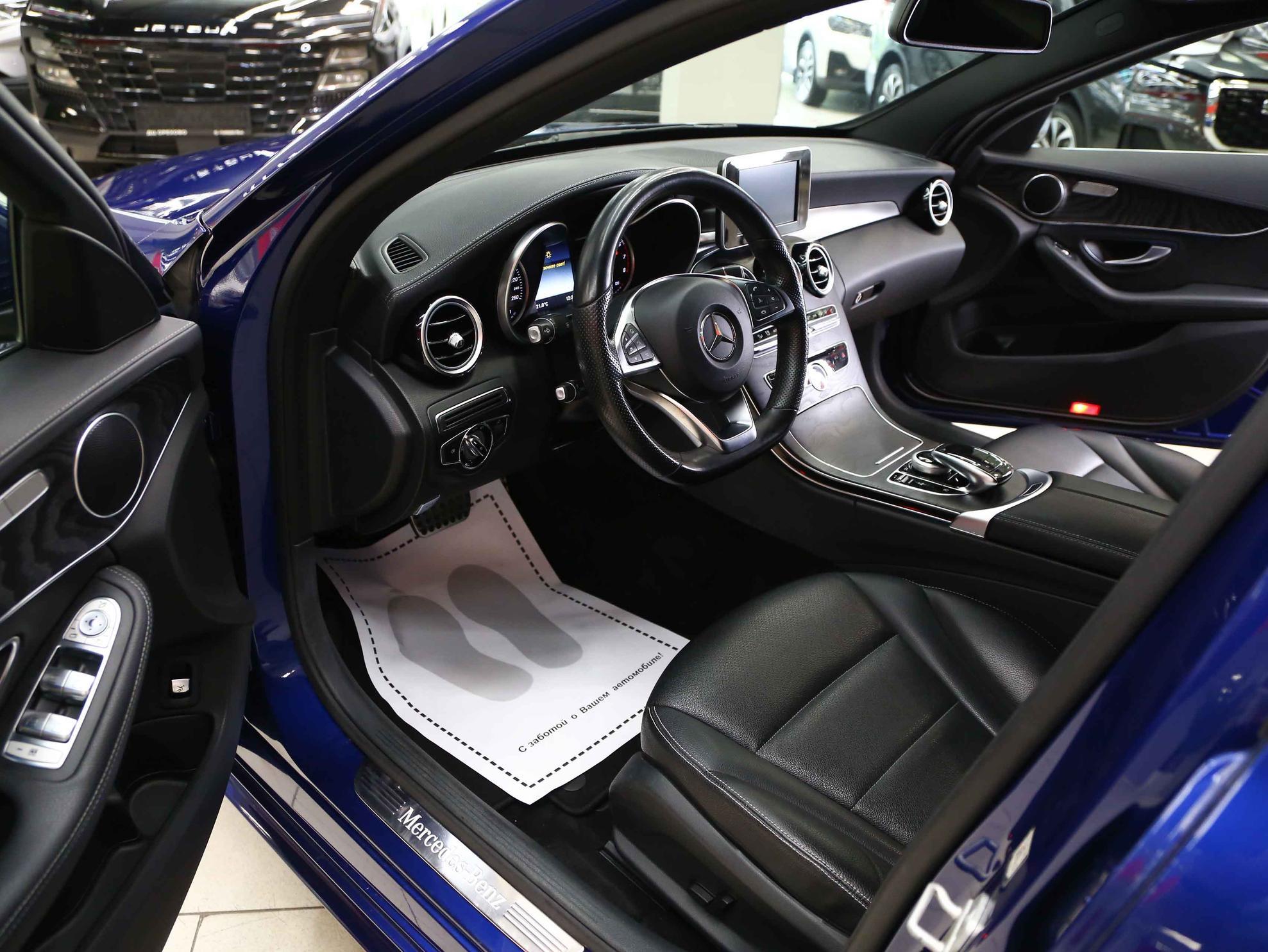 Mercedes-Benz C-Класс 2015, синий, ДЦ Орехово
