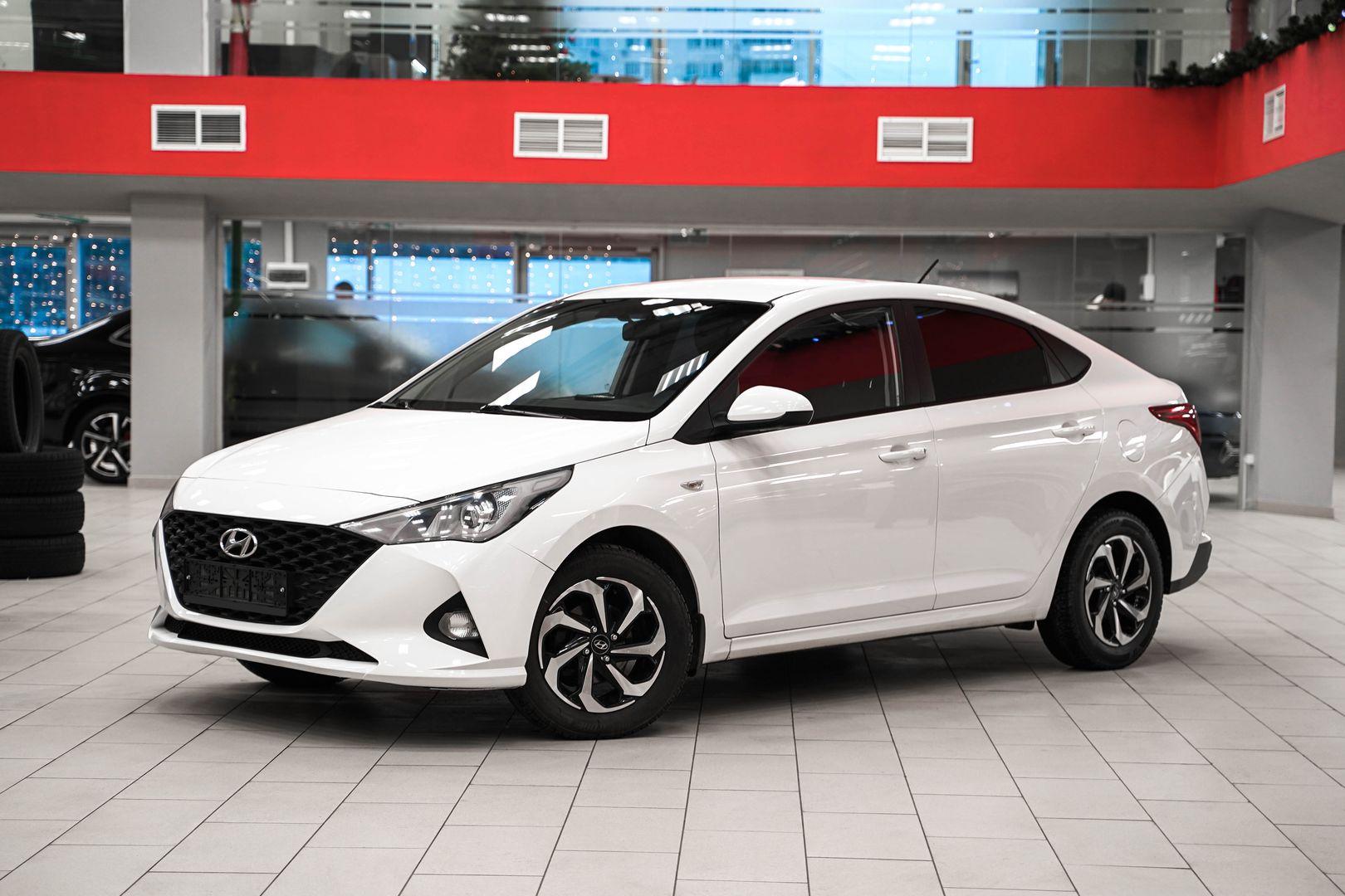Hyundai Solaris 2021, белый, ДЦ Орехово