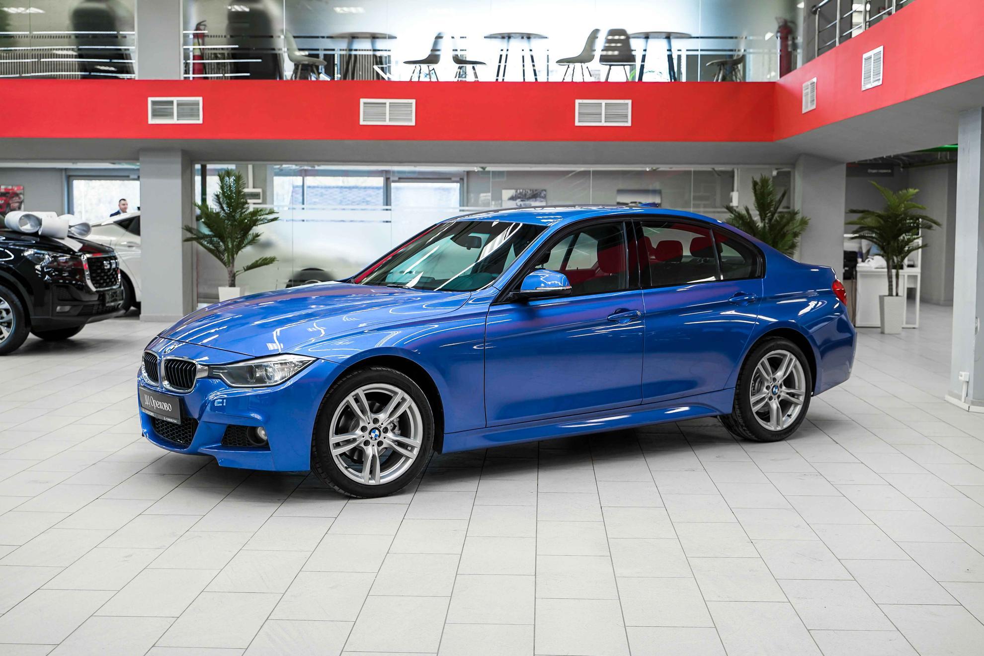 BMW 3 серии 2013, синий, ДЦ Орехово
