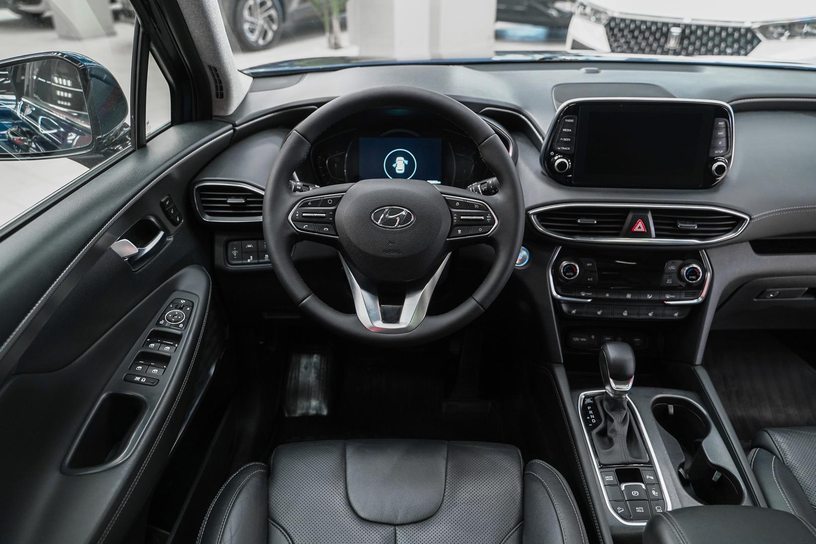 Hyundai Santa Fe 2019, синий, ДЦ Орехово