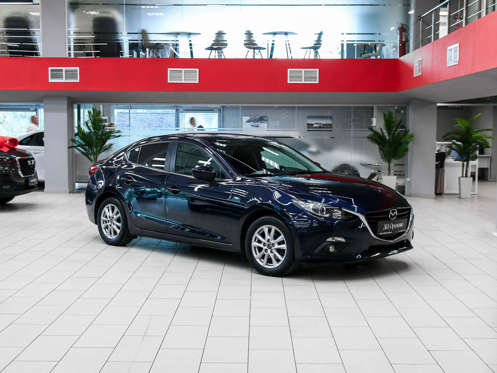 Mazda 3 2014, синий, ДЦ Орехово