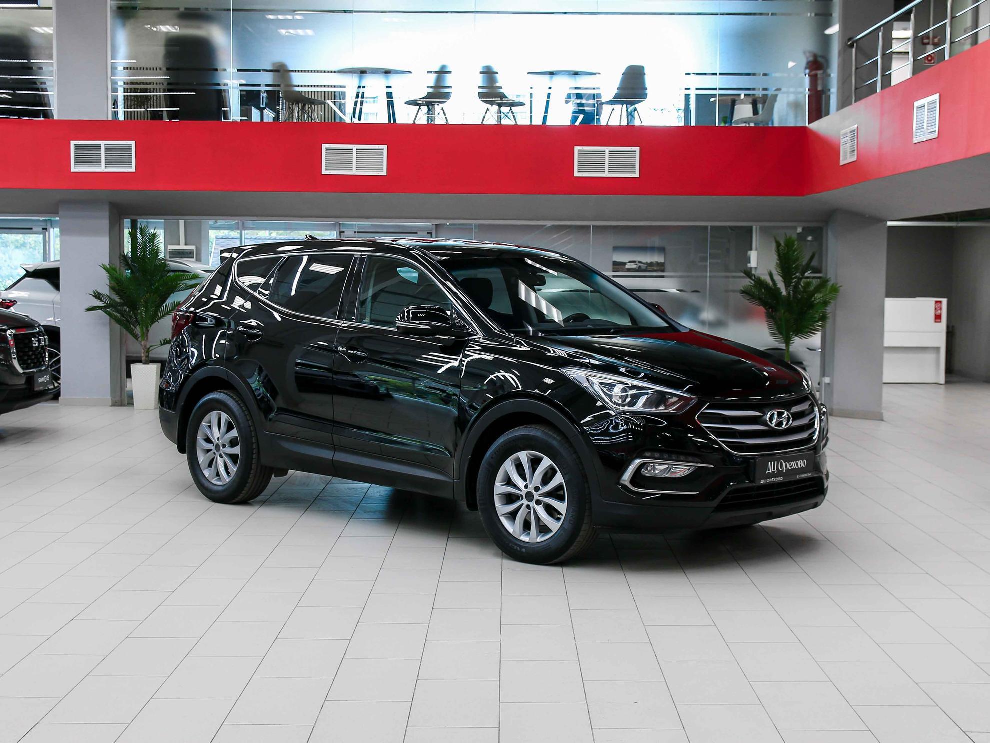 Hyundai Santa Fe 2018, черный, ДЦ Орехово