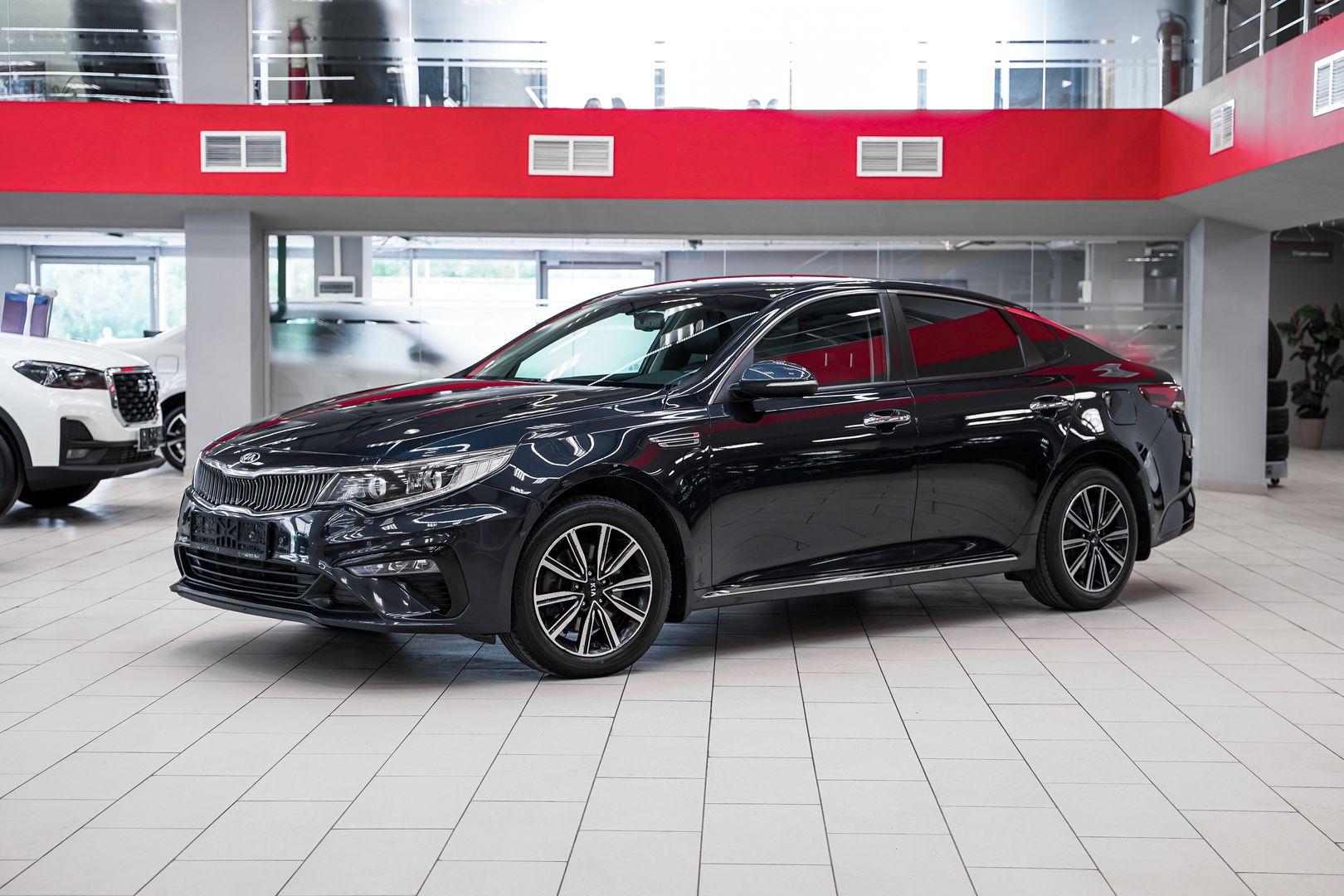 Kia Optima 2019, синий, ДЦ Орехово