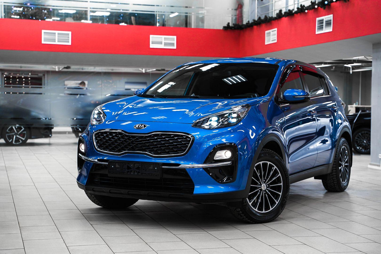 Kia Sportage 2020, синий, ДЦ Орехово