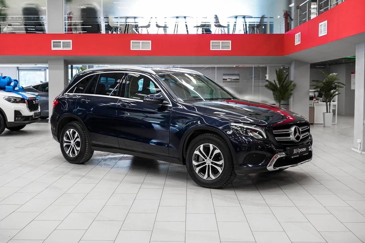 Mercedes-Benz GLC 2016, синий, ДЦ Орехово