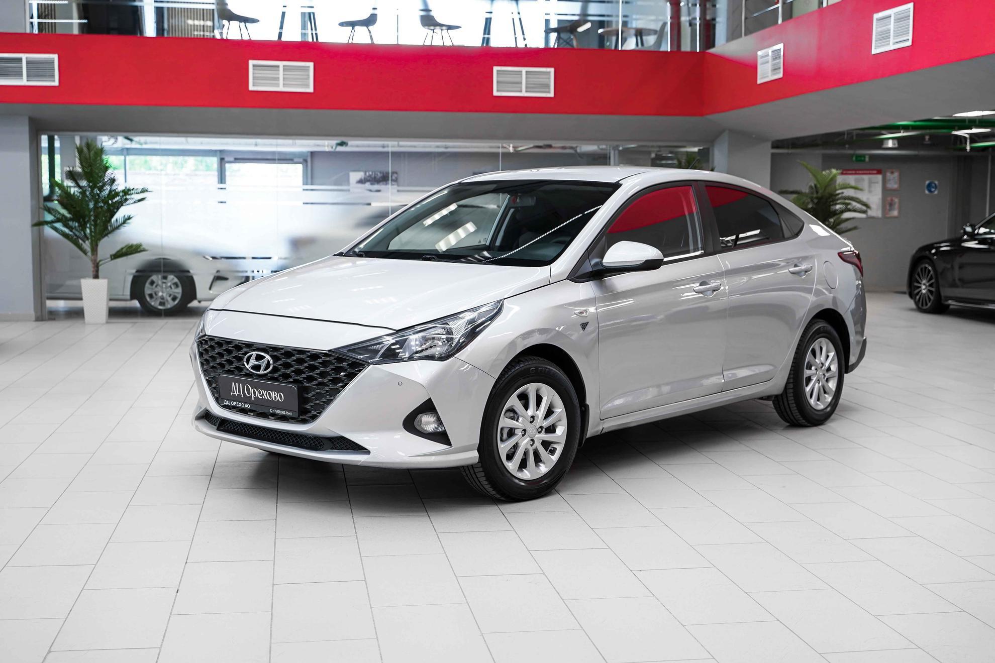 Hyundai Solaris 2021, серебряный, ДЦ Орехово