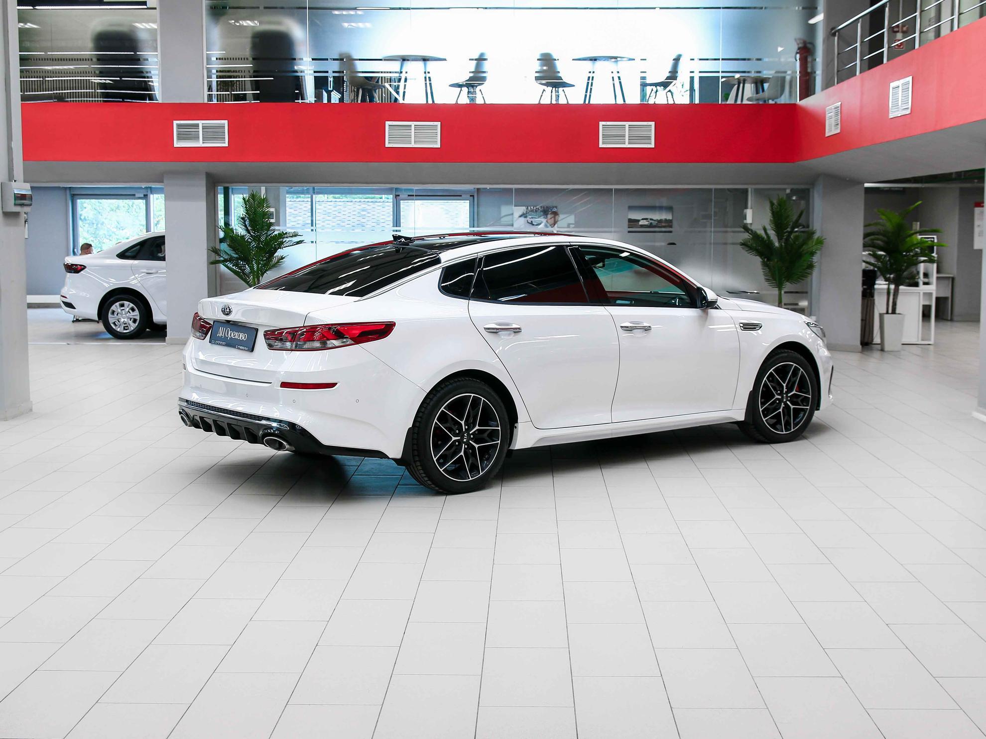 Kia Optima 2019, белый, ДЦ Орехово