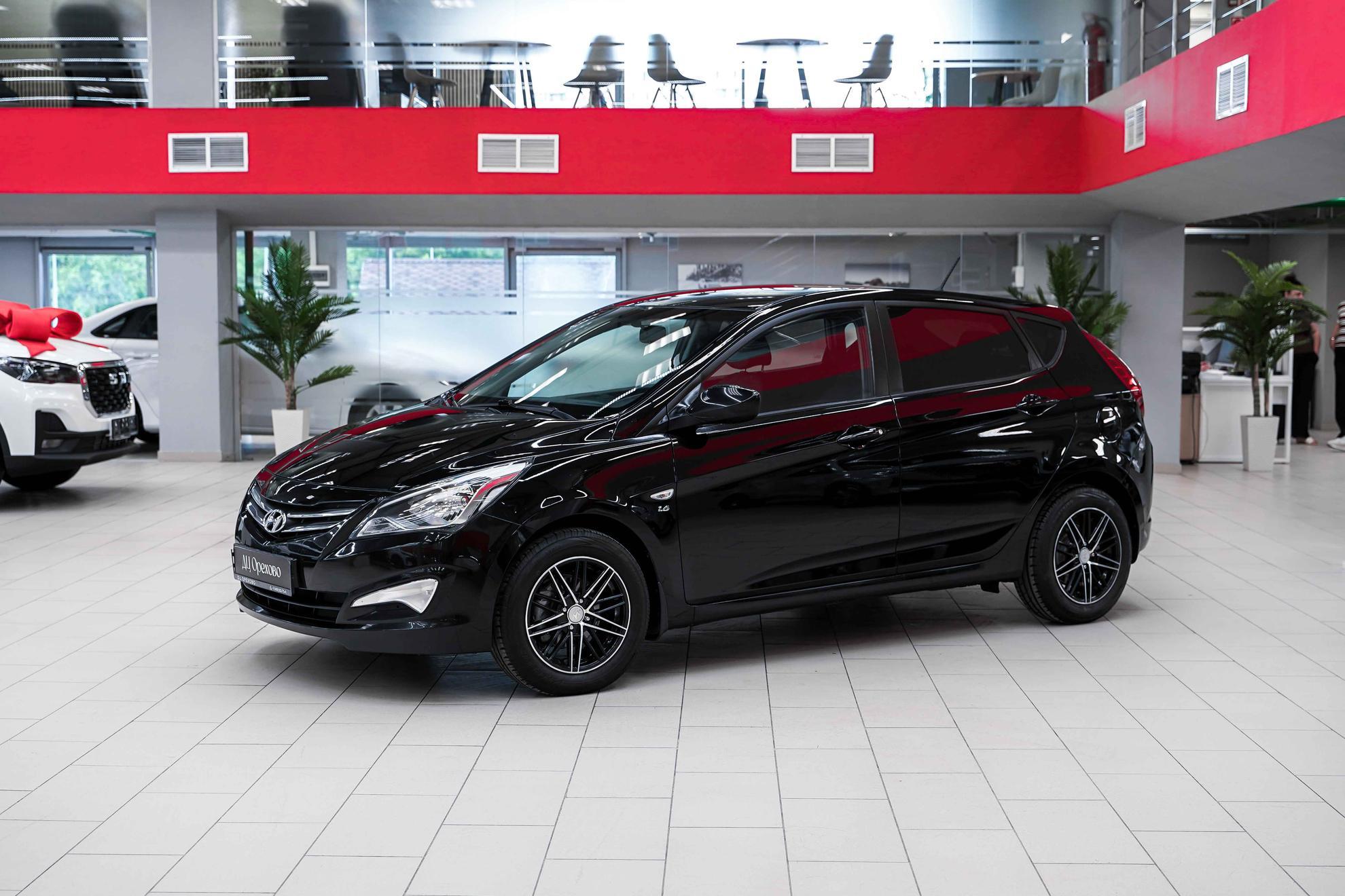 Hyundai Solaris 2015, черный, ДЦ Орехово