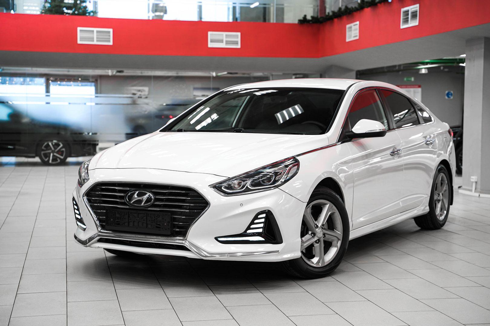 Hyundai Sonata 2018, белый, ДЦ Орехово