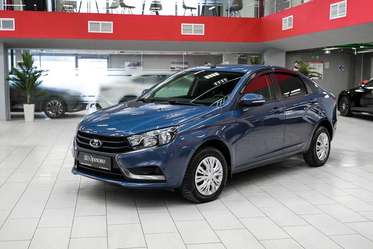 LADA (ВАЗ) Vesta 2017, синий, ДЦ Орехово