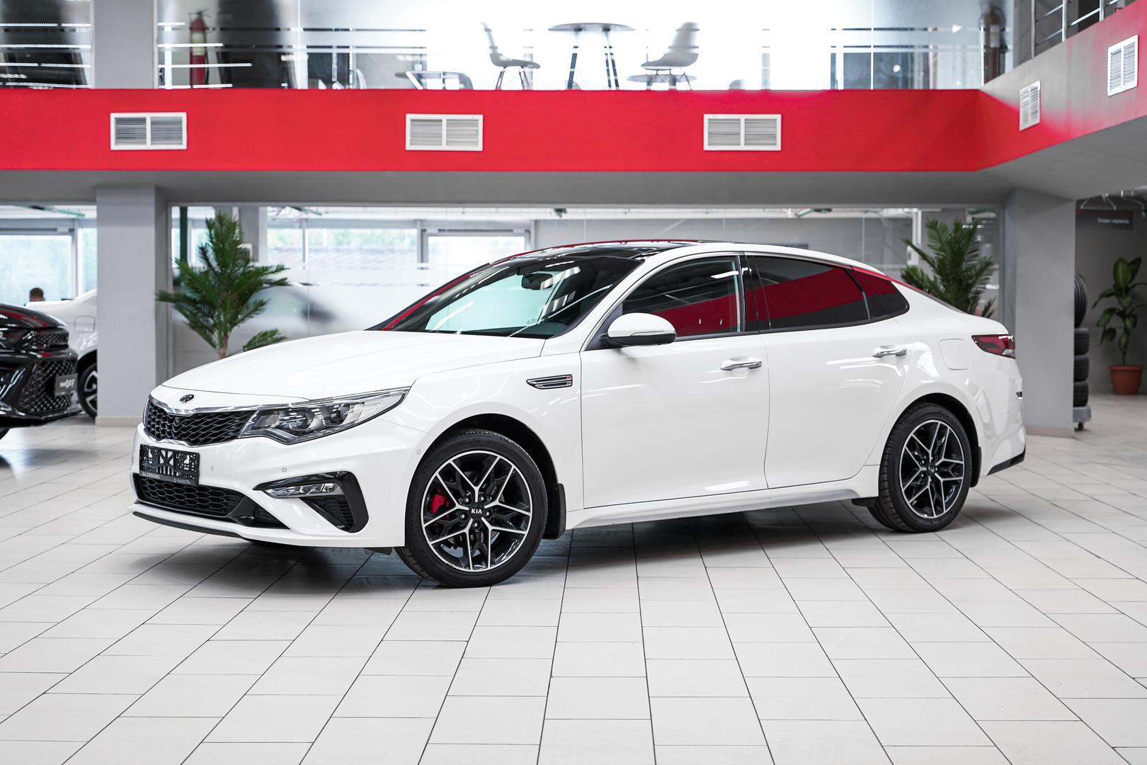 Kia Optima 2018, белый, ДЦ Орехово