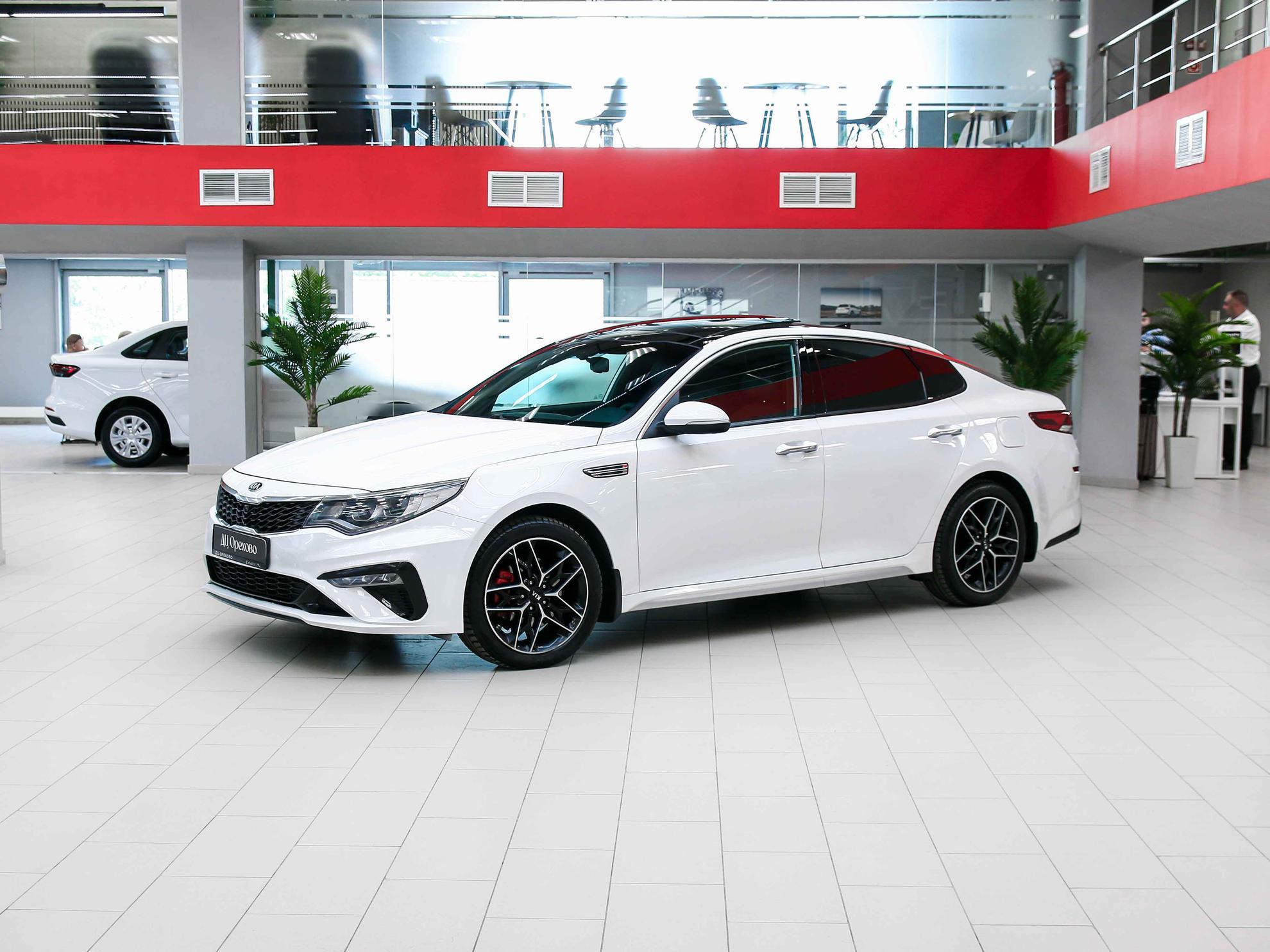 Kia Optima 2019, белый, ДЦ Орехово