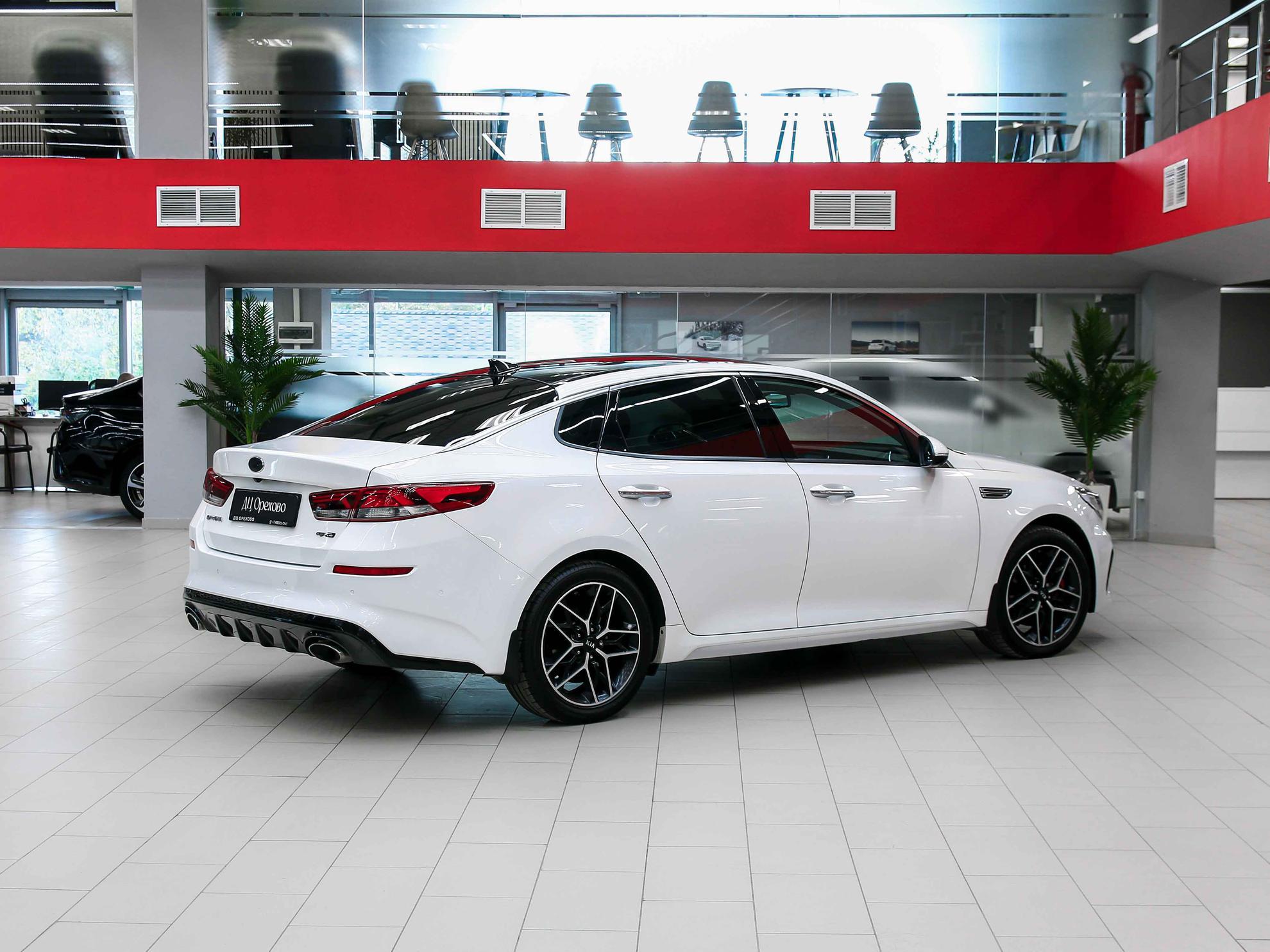 Kia Optima 2019, белый, ДЦ Орехово