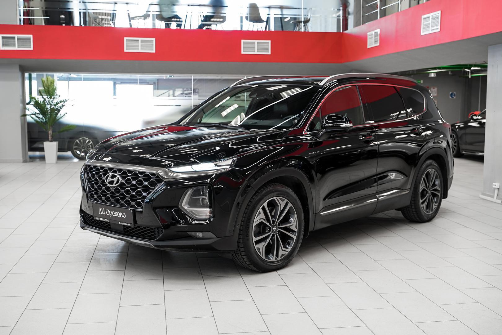 Hyundai Santa Fe 2019, черный, ДЦ Орехово