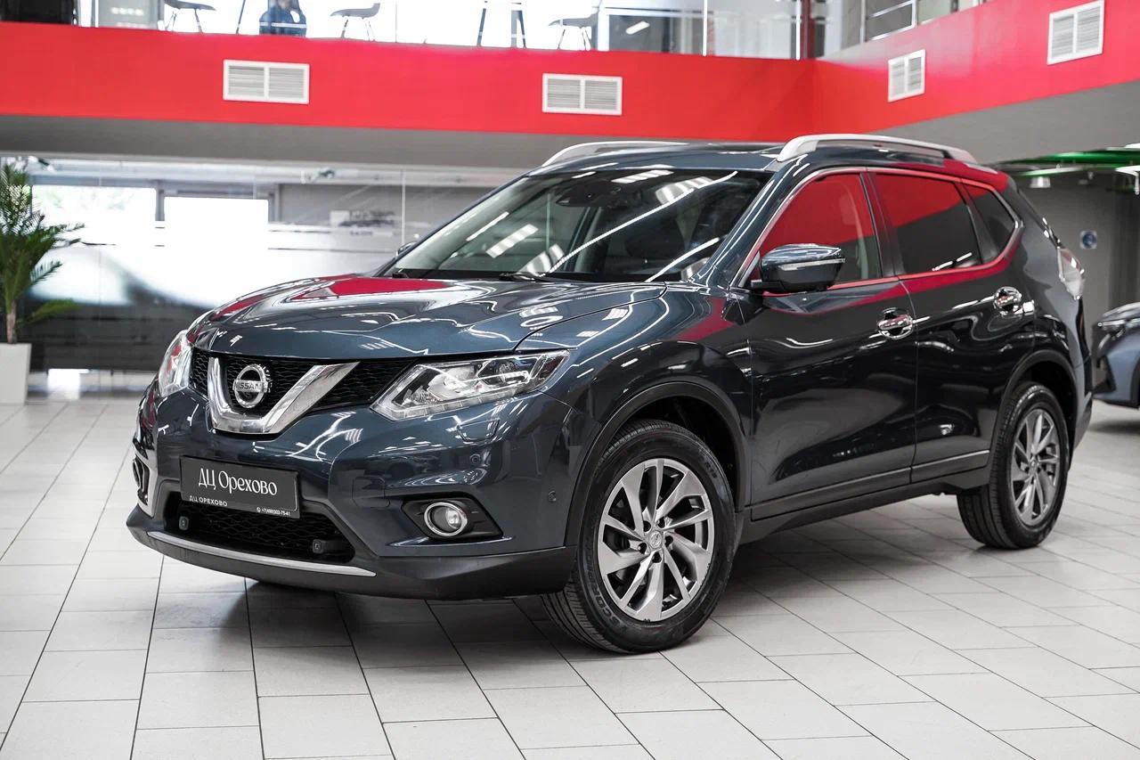 Nissan X-Trail 2017, синий, ДЦ Орехово