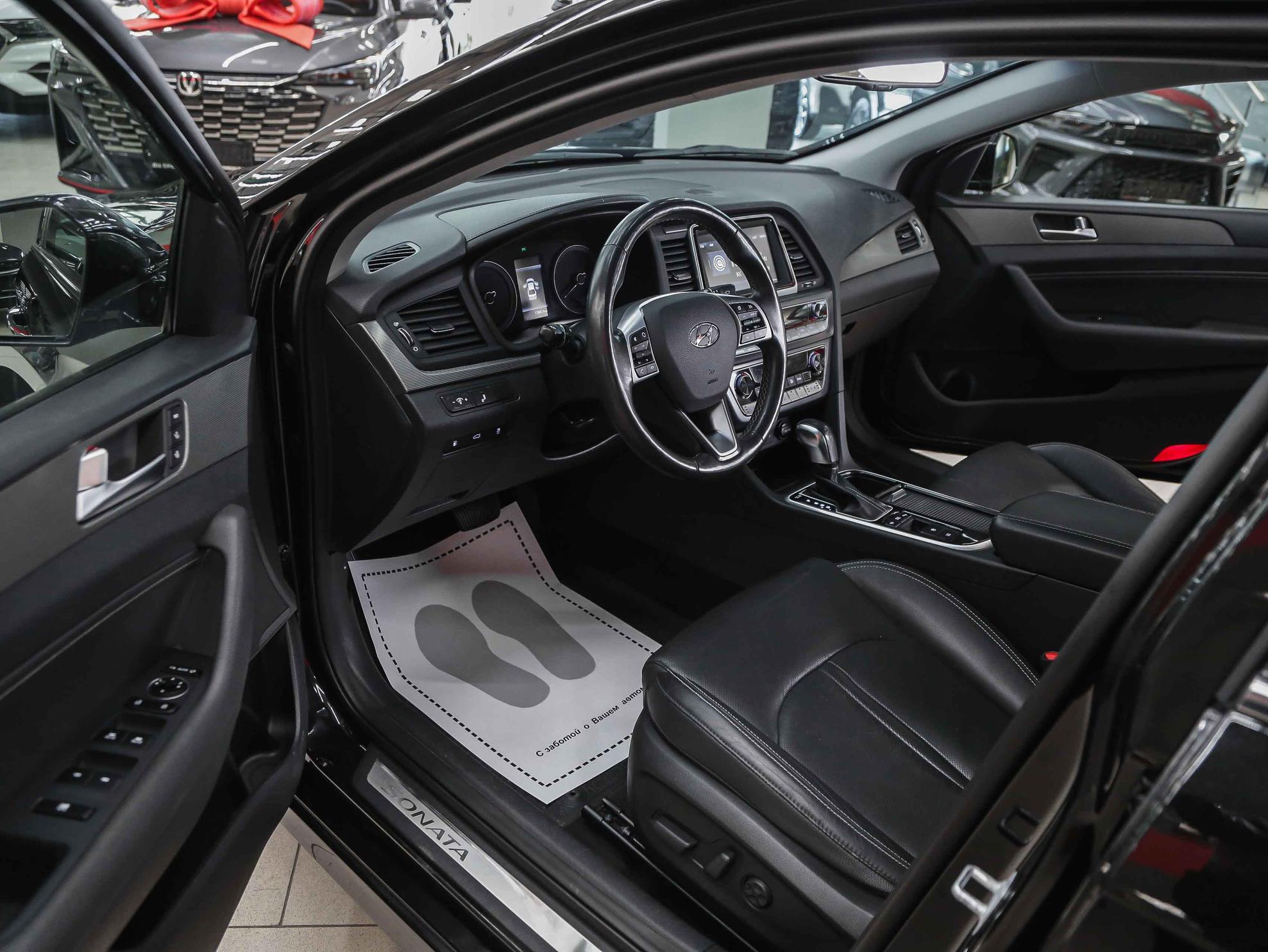 Hyundai Sonata 2019, черный, ДЦ Орехово