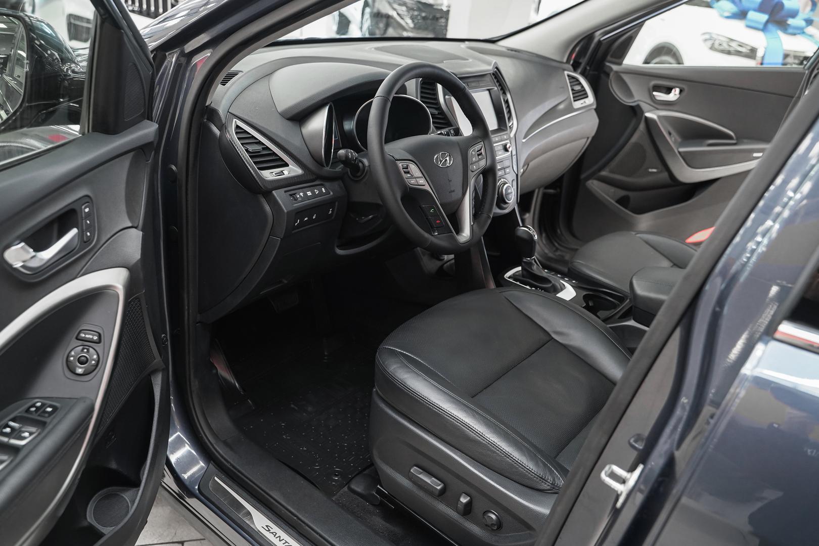 Hyundai Santa Fe 2018, синий, ДЦ Орехово