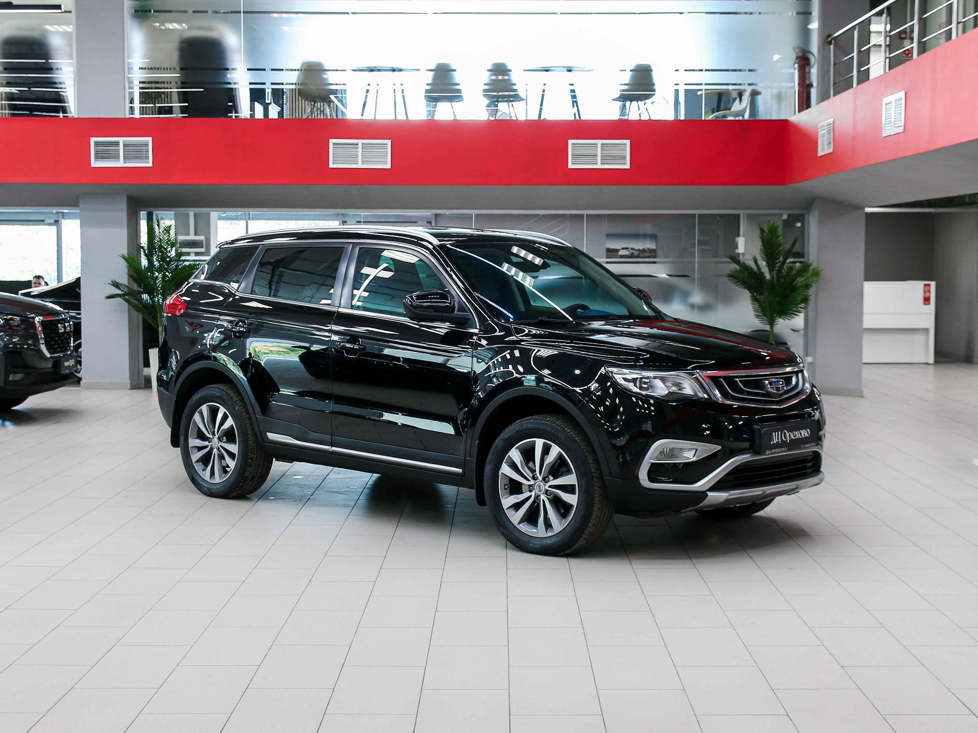Geely Atlas 2019, черный, ДЦ Орехово