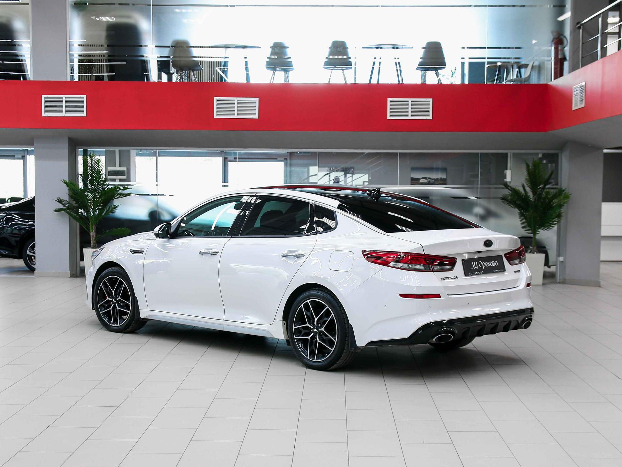Kia Optima 2019, белый, ДЦ Орехово