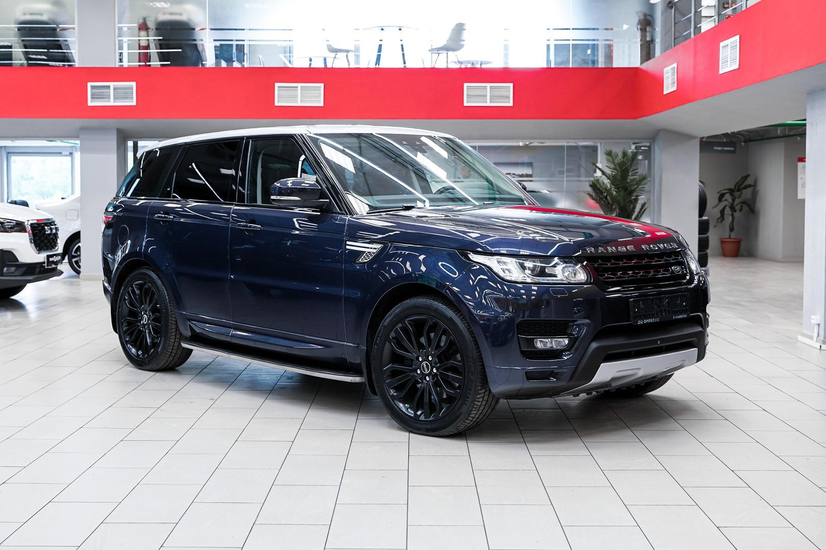 Land Rover Range Rover Sport 2017, синий, ДЦ Орехово