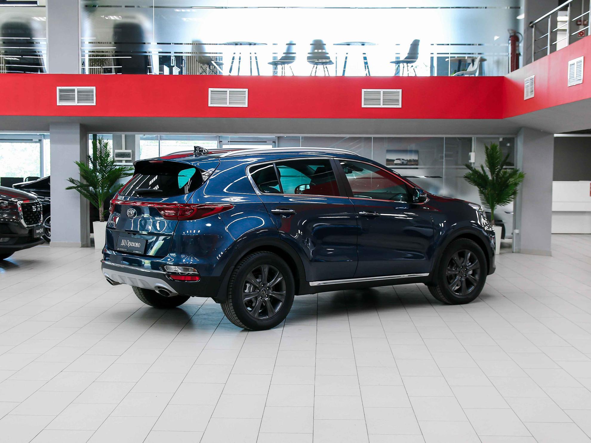 Kia Sportage 2019, синий, ДЦ Орехово
