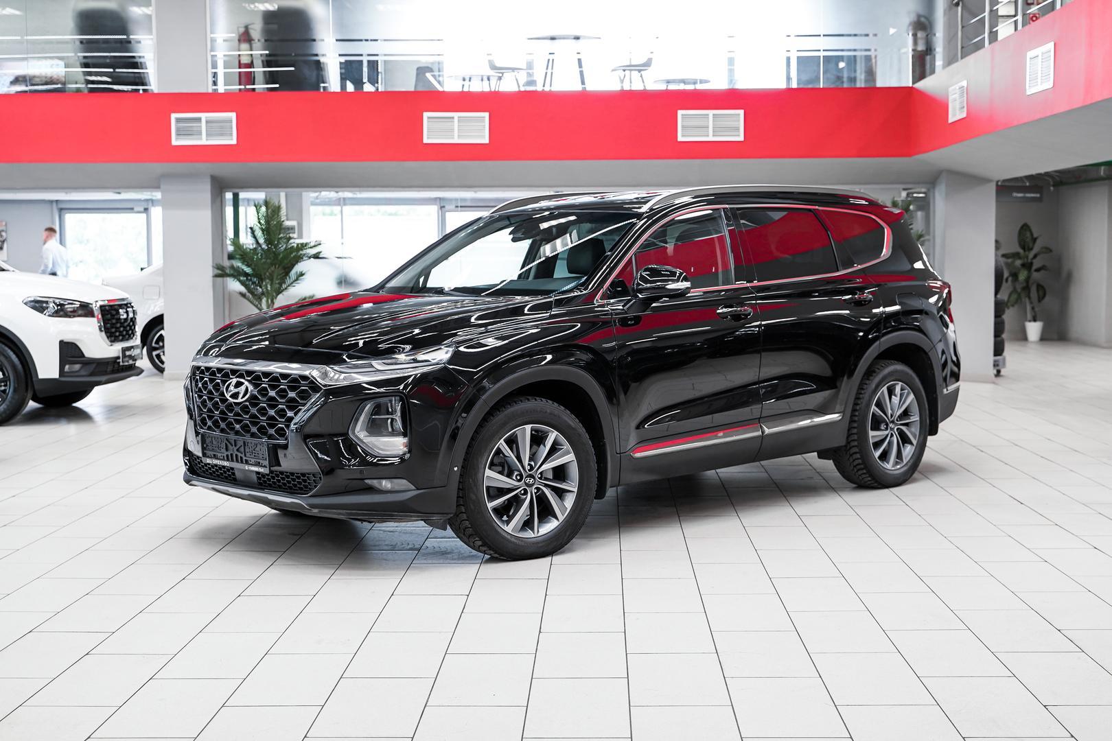 Hyundai Santa Fe 2018, черный, ДЦ Орехово