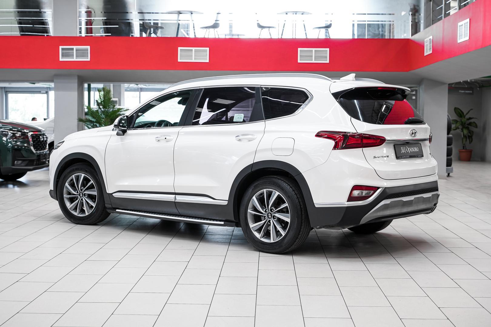 Hyundai Santa Fe 2019, белый, ДЦ Орехово