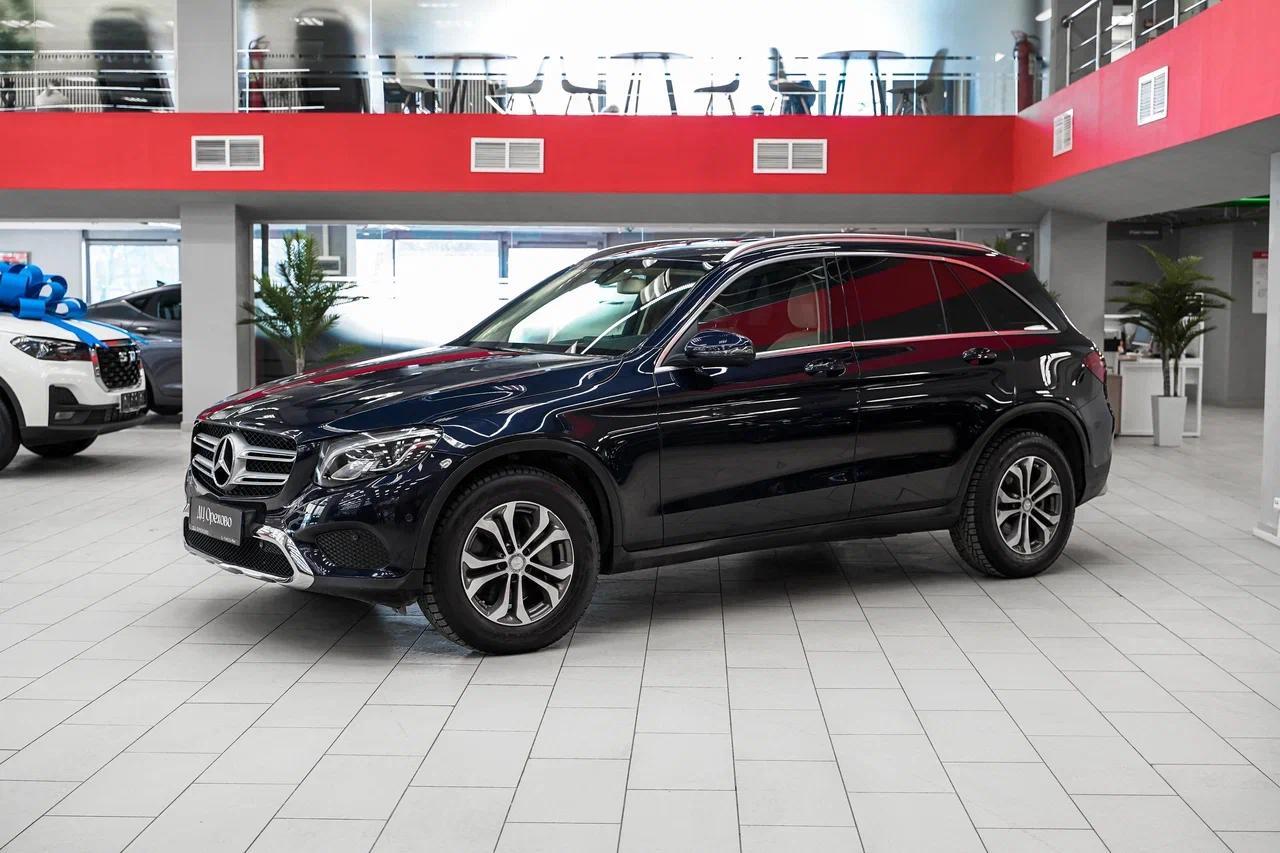 Mercedes-Benz GLC 2016, синий, ДЦ Орехово