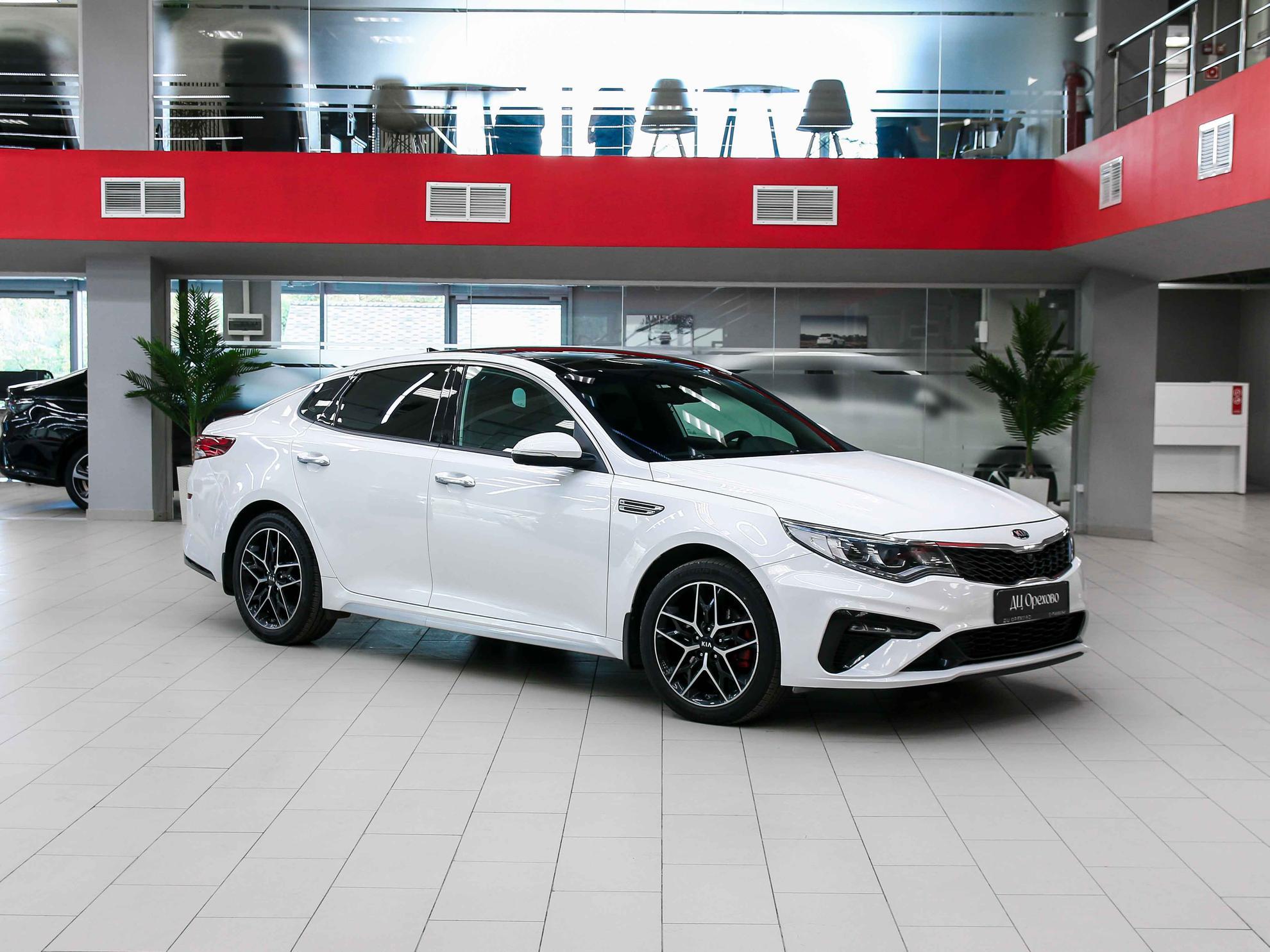 Kia Optima 2018, белый, ДЦ Орехово