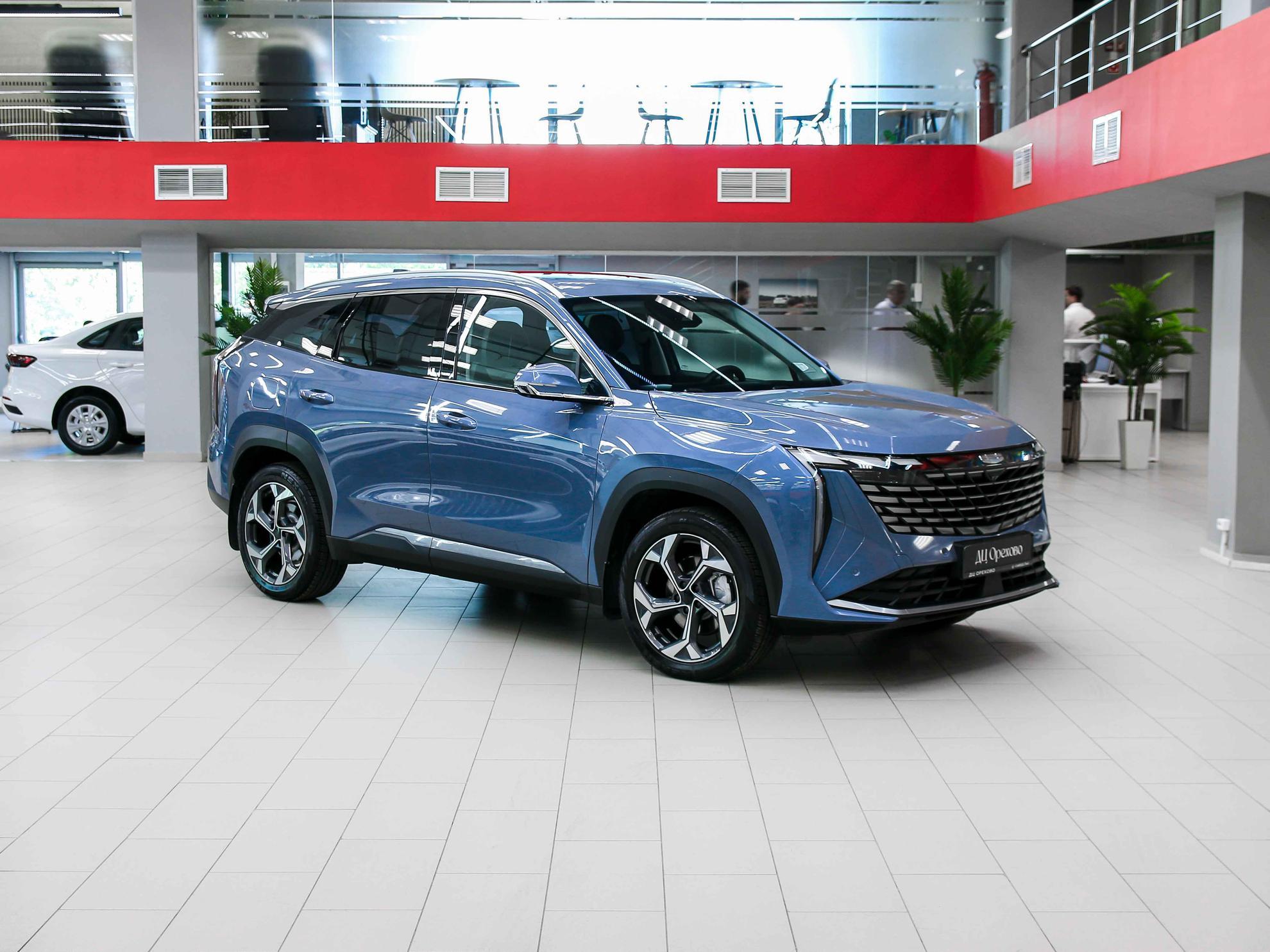 Geely Atlas 2024, синий, ДЦ Орехово