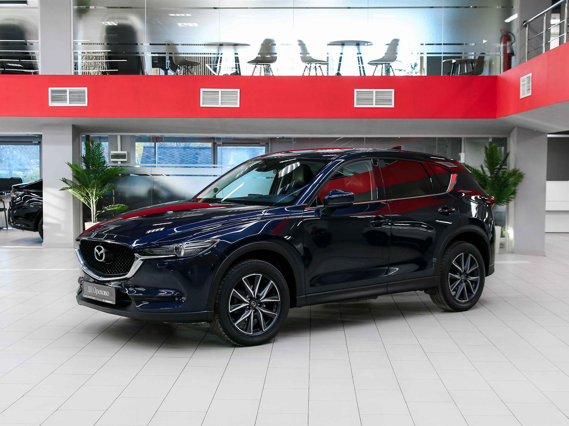 Mazda CX-5 2017, синий, ДЦ Орехово