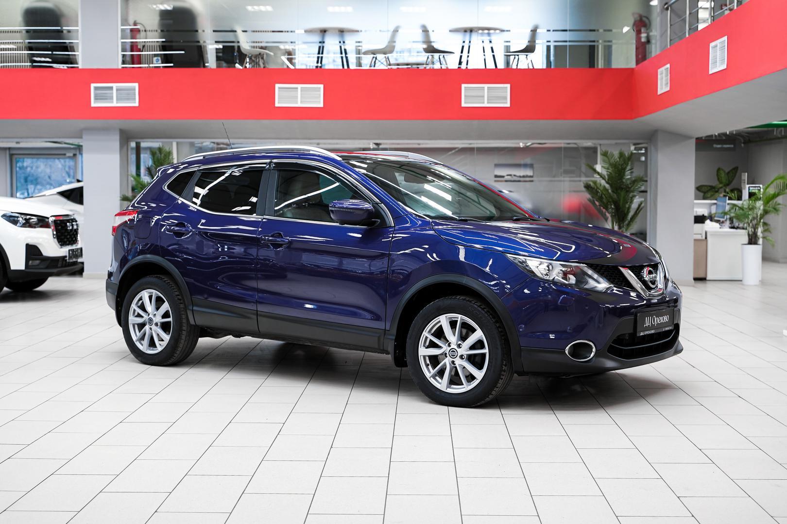 Nissan Qashqai 2016, синий, ДЦ Орехово