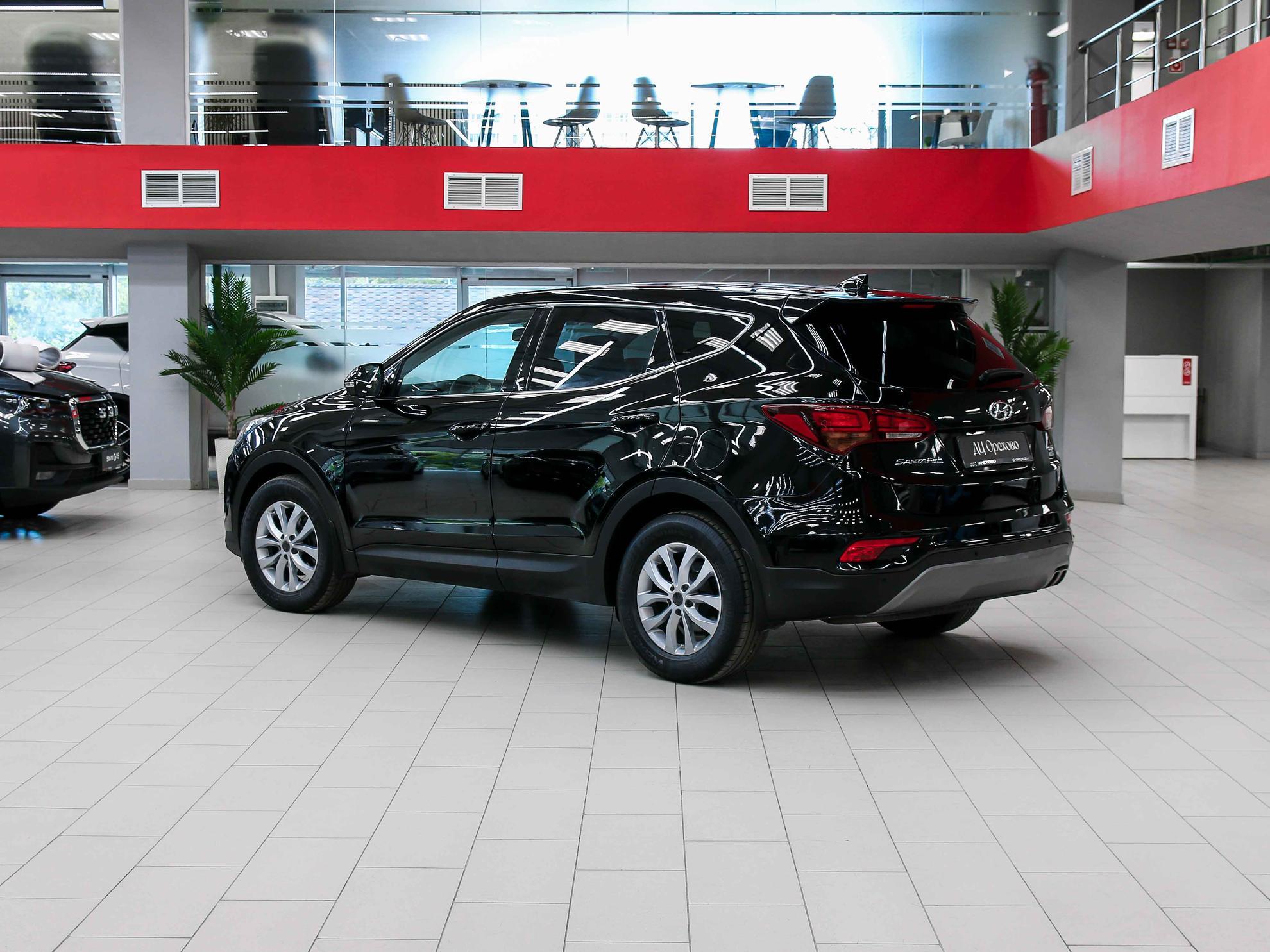 Hyundai Santa Fe 2018, черный, ДЦ Орехово